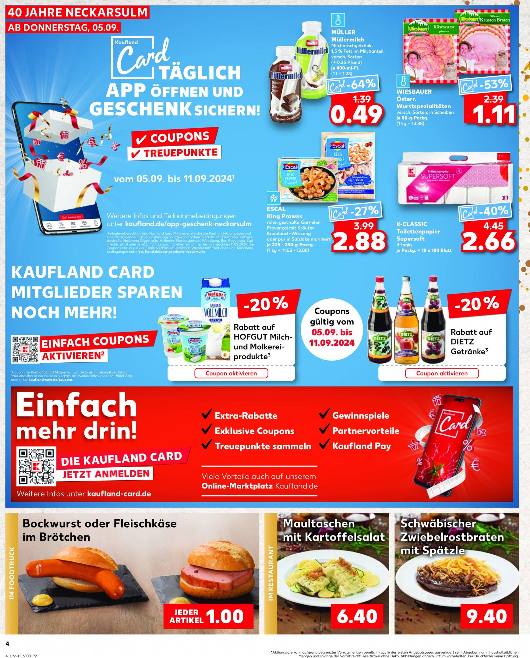 kaufland - Kaufland - Neckarsulm-Prospekt gültig ab 05.09. - 11.09. - page: 4