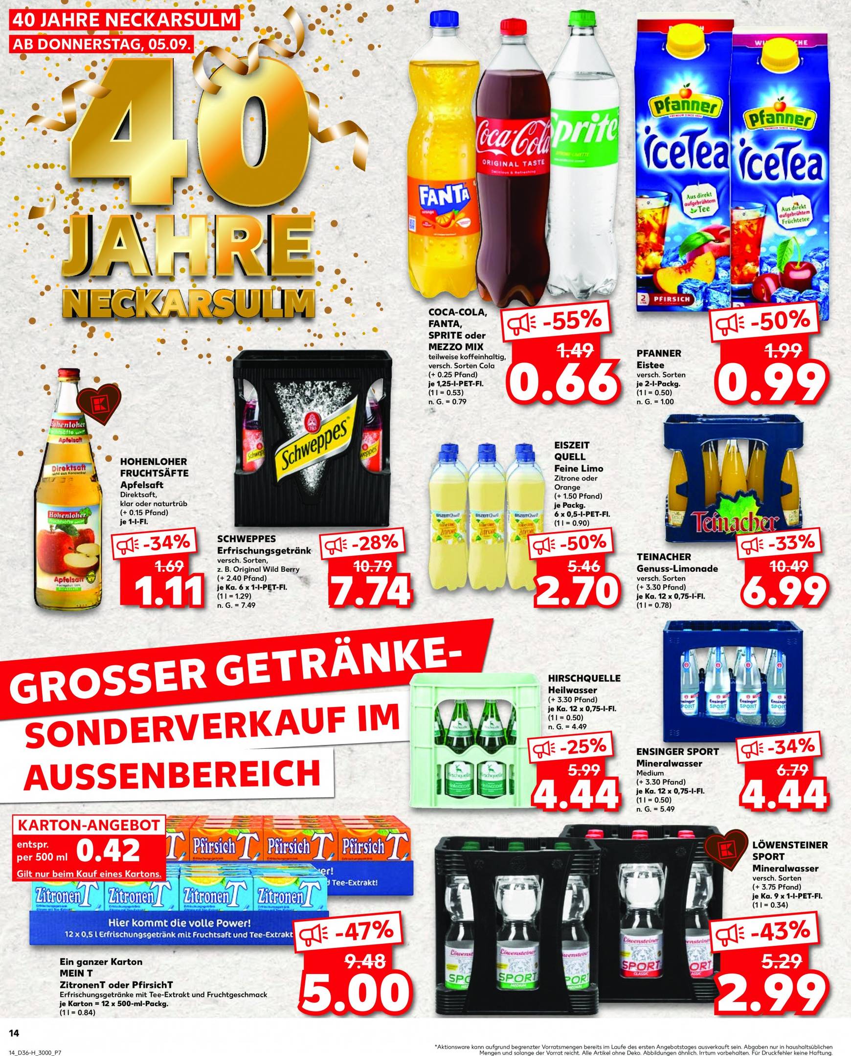 kaufland - Kaufland - Neckarsulm-Prospekt gültig ab 05.09. - 11.09. - page: 14