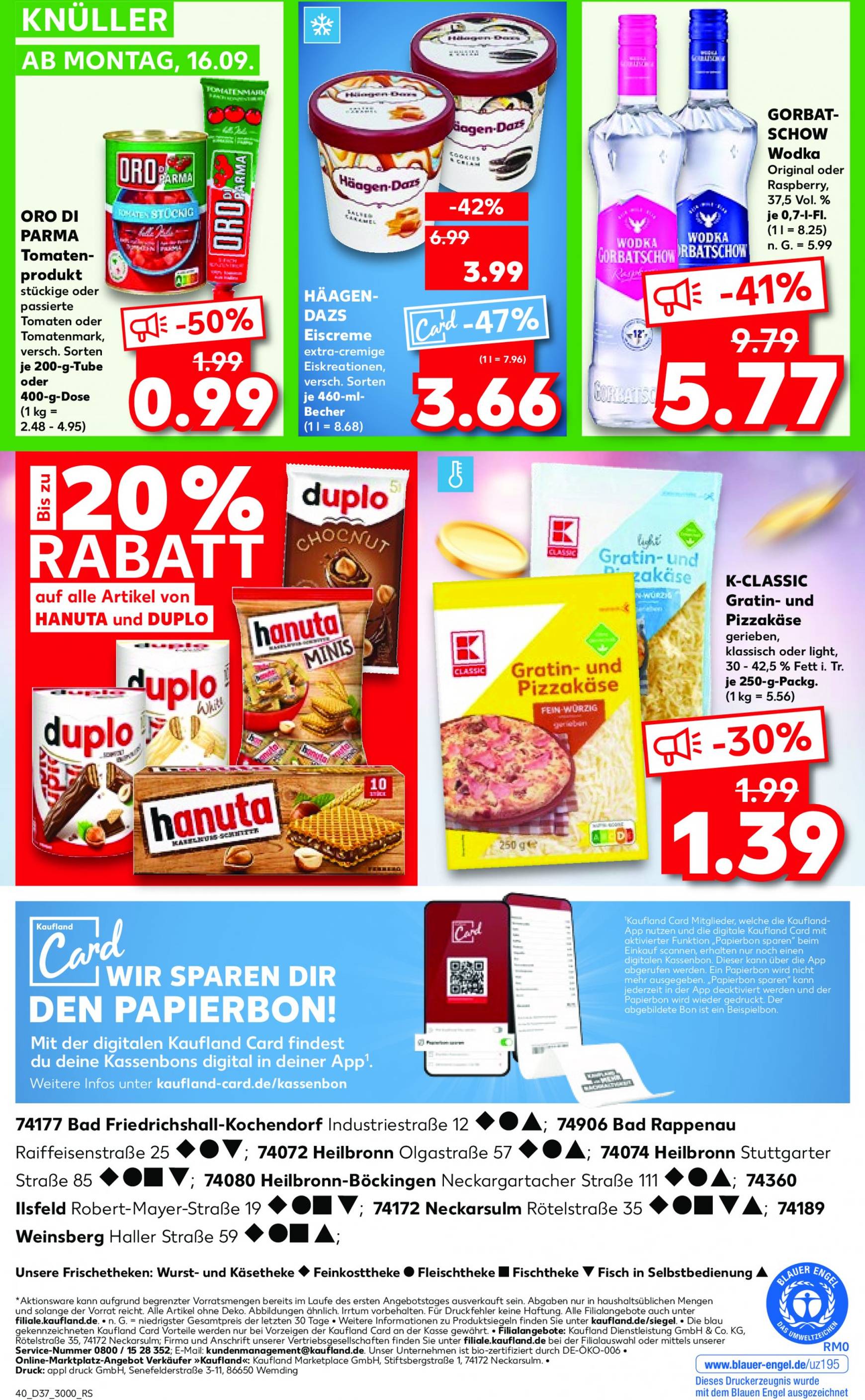 kaufland - Kaufland-Prospekt gültig ab 12.09. - 18.09. - page: 40