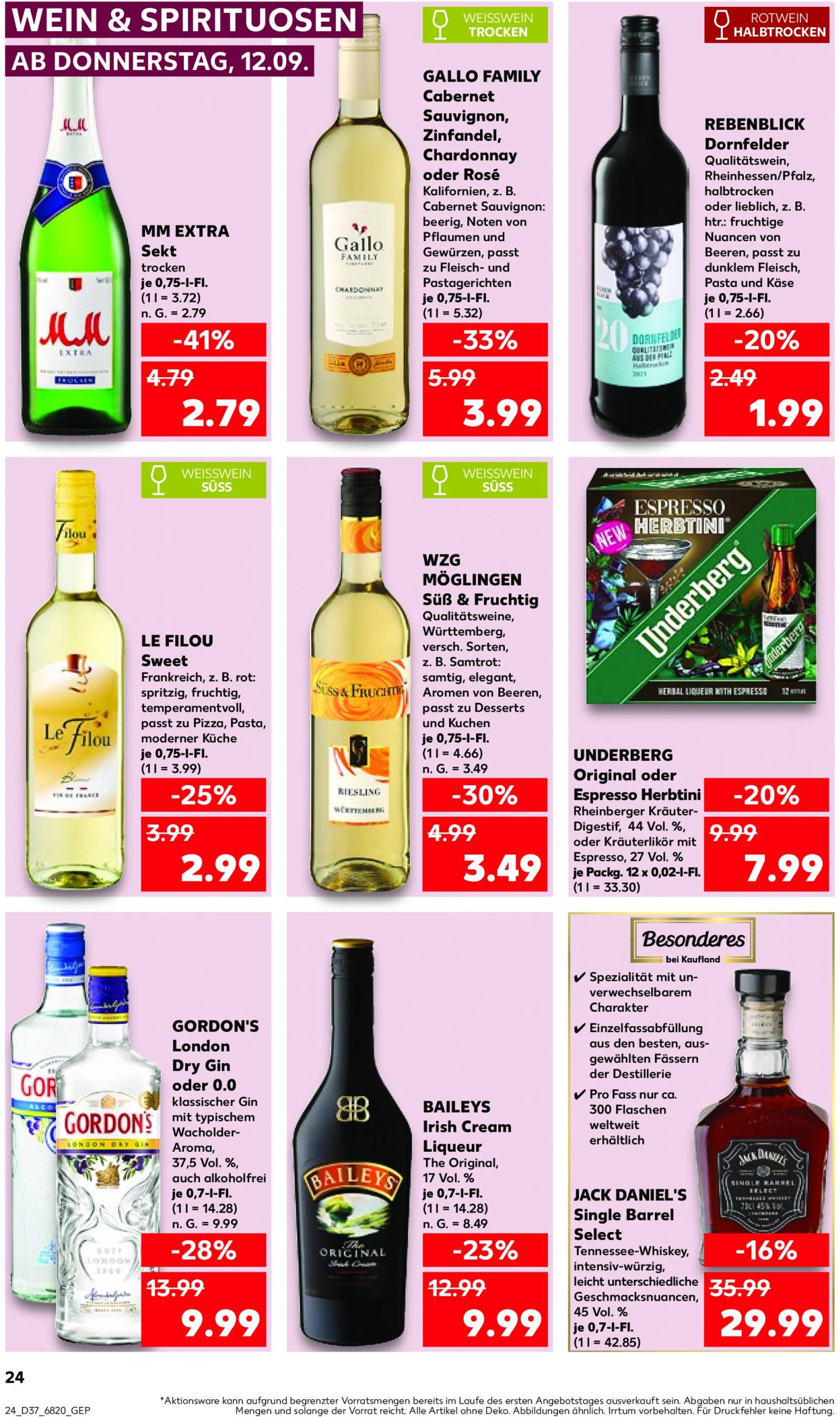 kaufland - Kaufland-Prospekt gültig ab 12.09. - 18.09. - page: 24