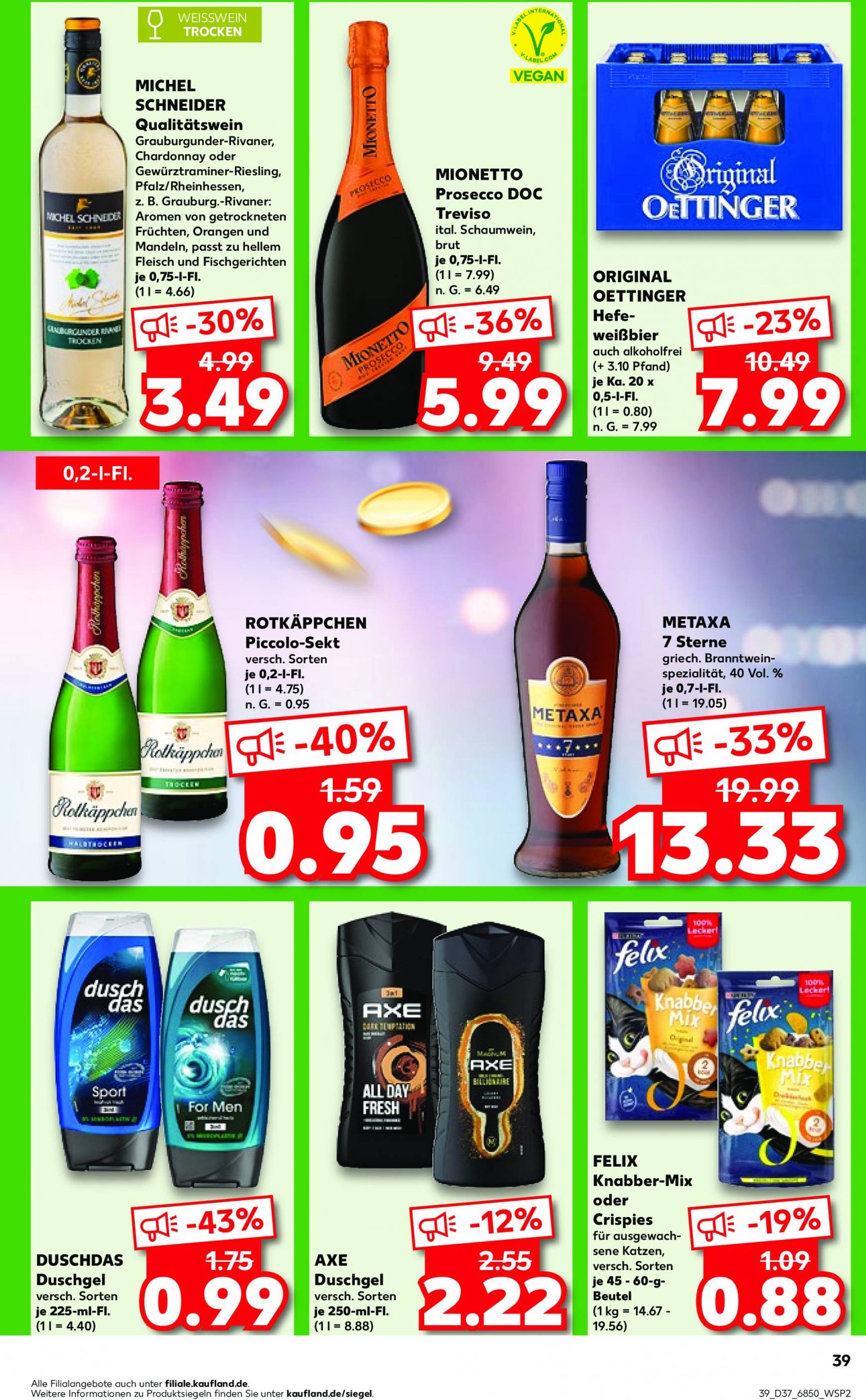 kaufland - Kaufland-Prospekt gültig ab 12.09. - 18.09. - page: 39