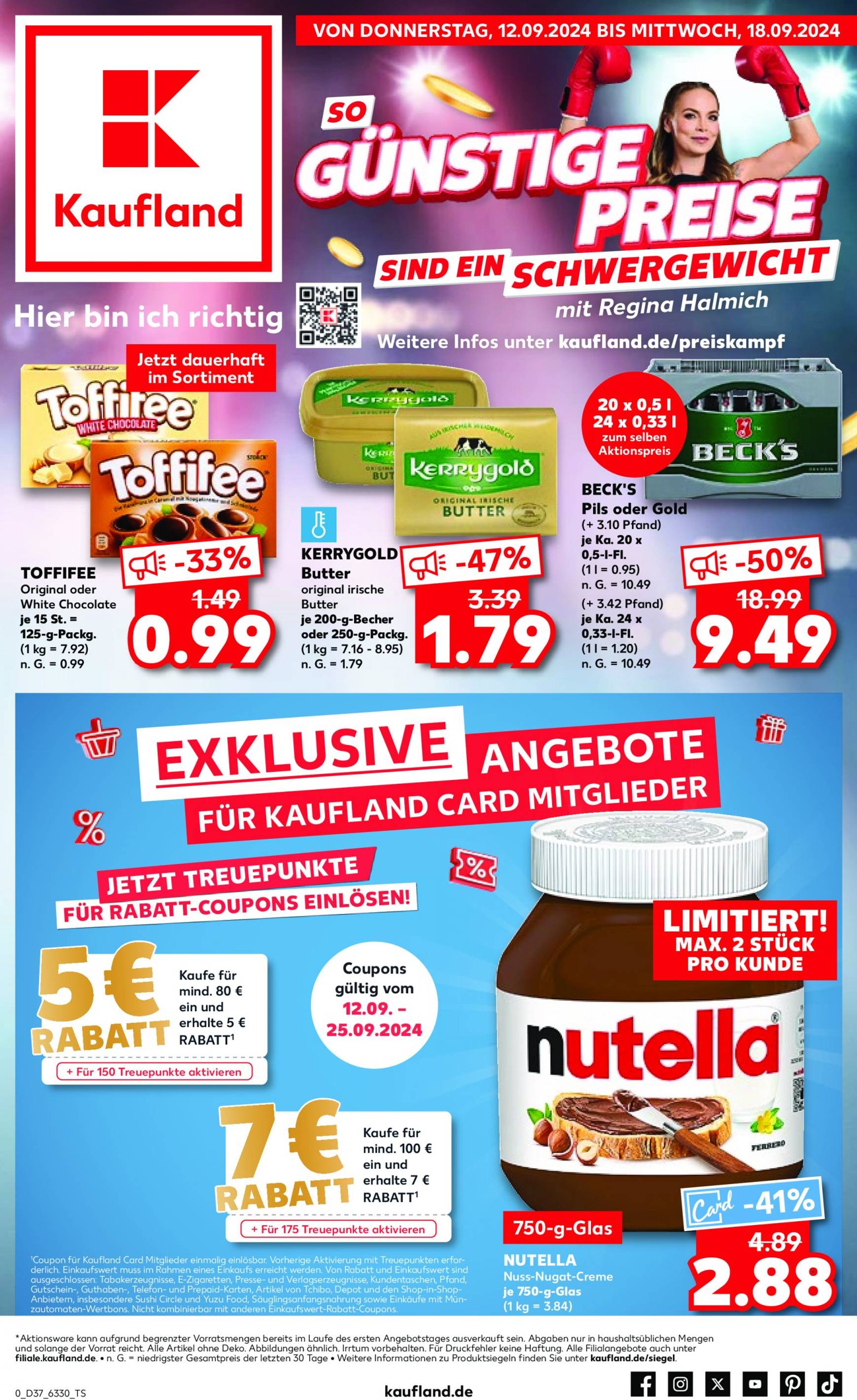 kaufland - Kaufland-Prospekt gültig ab 12.09. - 18.09.