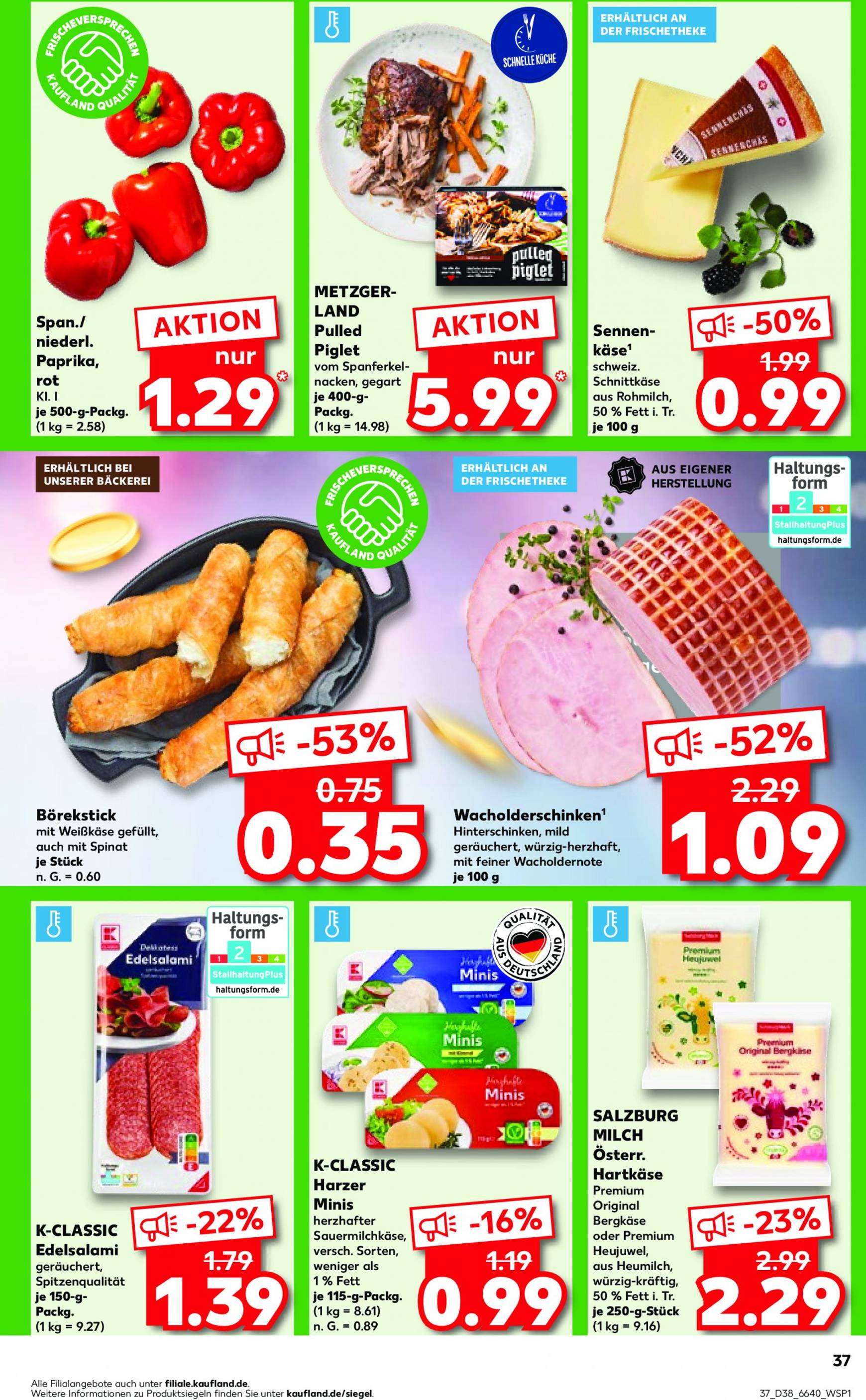 kaufland - Kaufland-Prospekt gültig ab 19.09. - 25.09. - page: 37