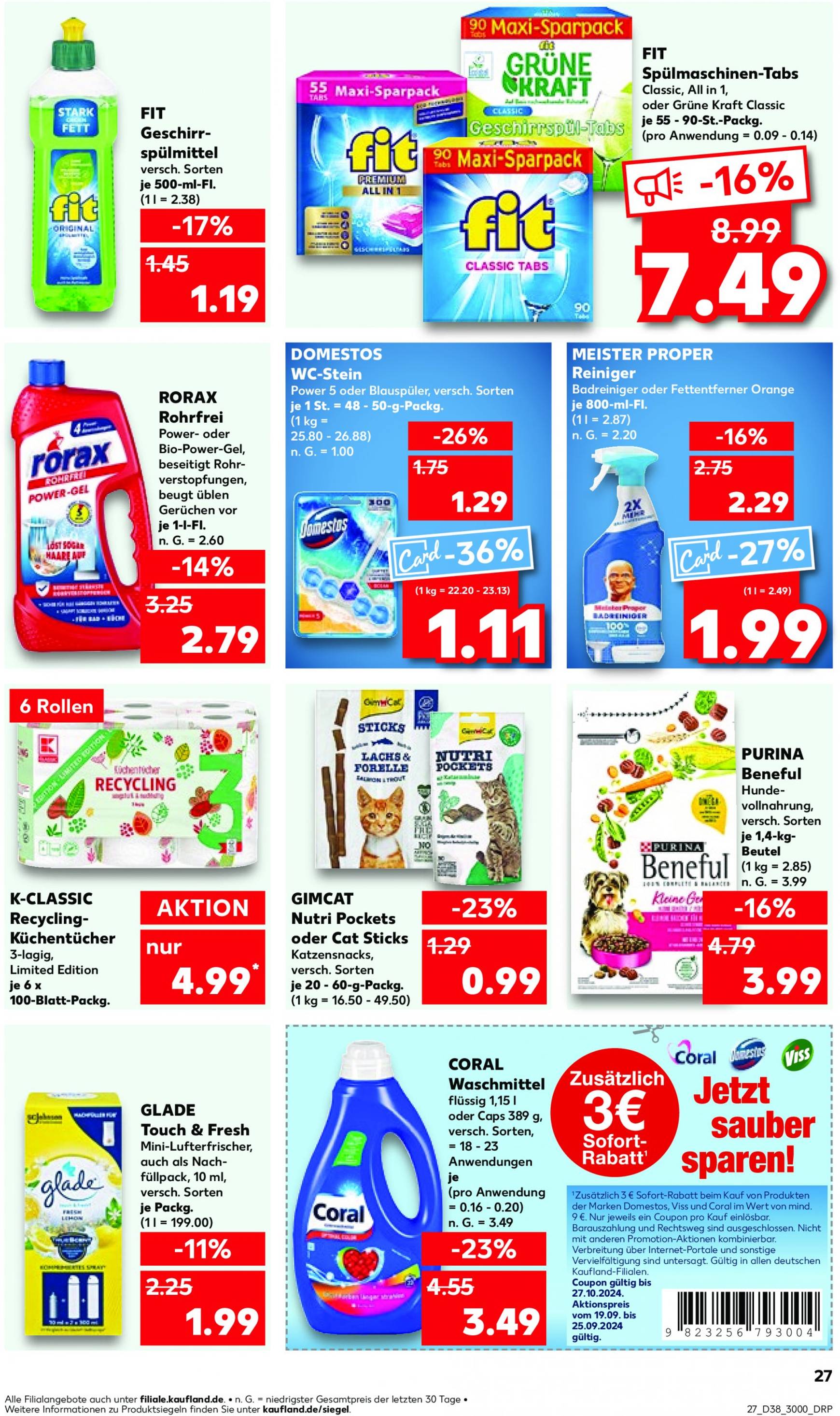 kaufland - Kaufland-Prospekt gültig ab 19.09. - 25.09. - page: 27