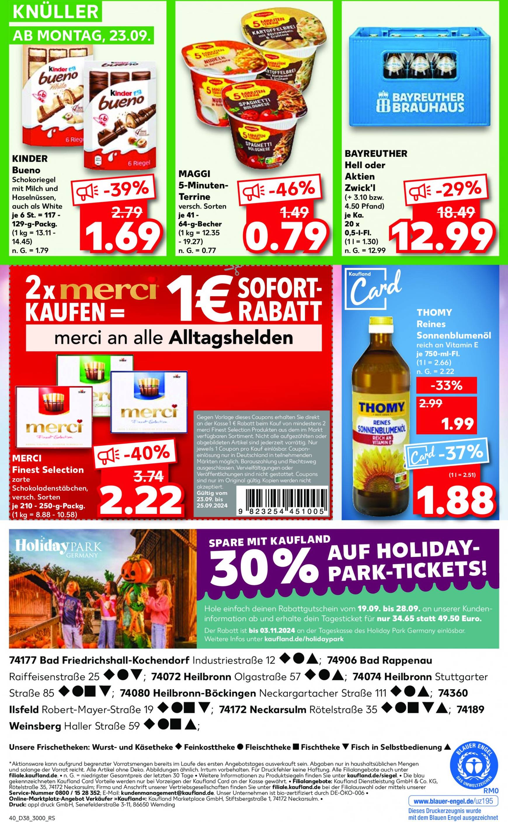 kaufland - Kaufland-Prospekt gültig ab 19.09. - 25.09. - page: 40