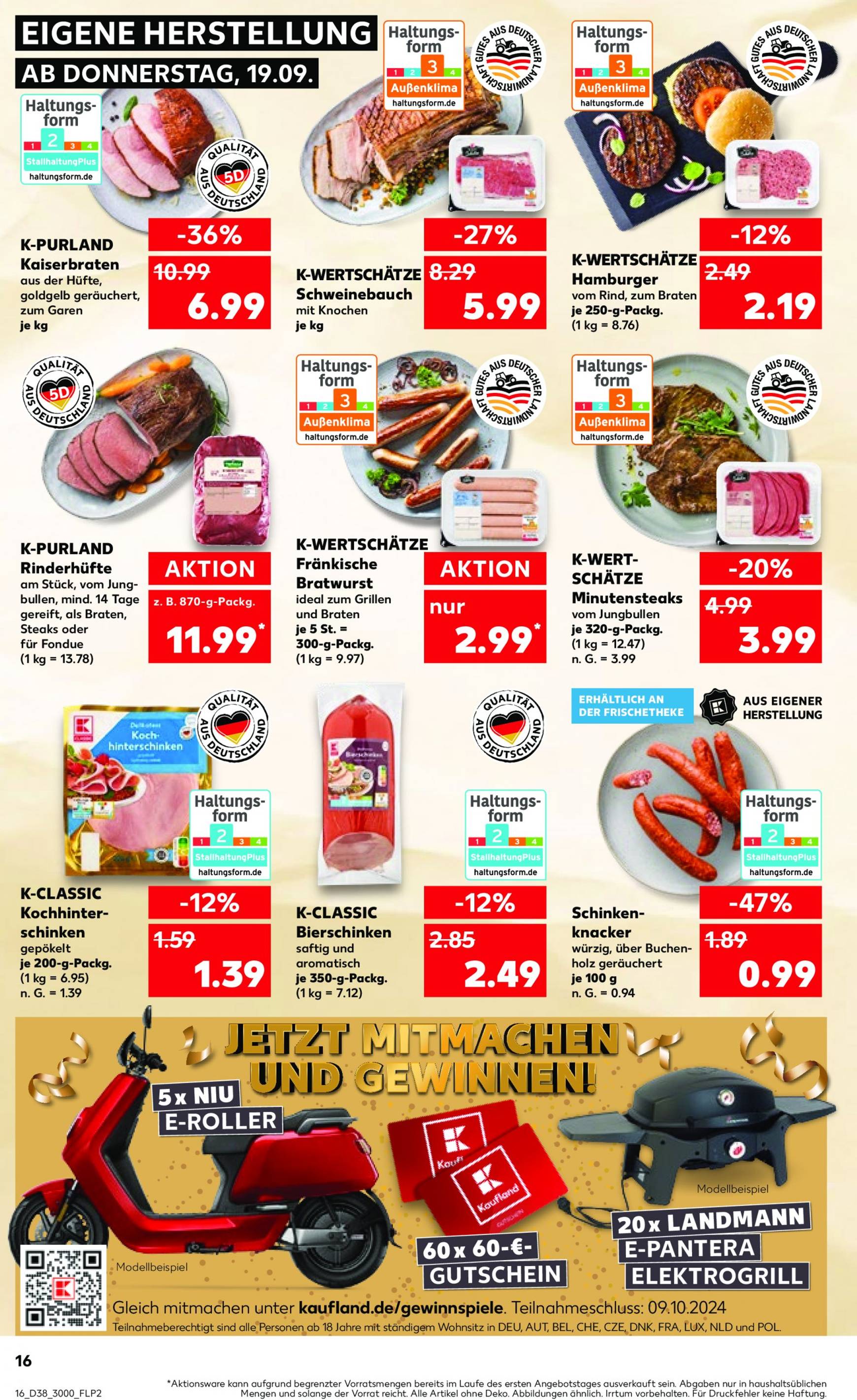 kaufland - Kaufland-Prospekt gültig ab 19.09. - 25.09. - page: 16