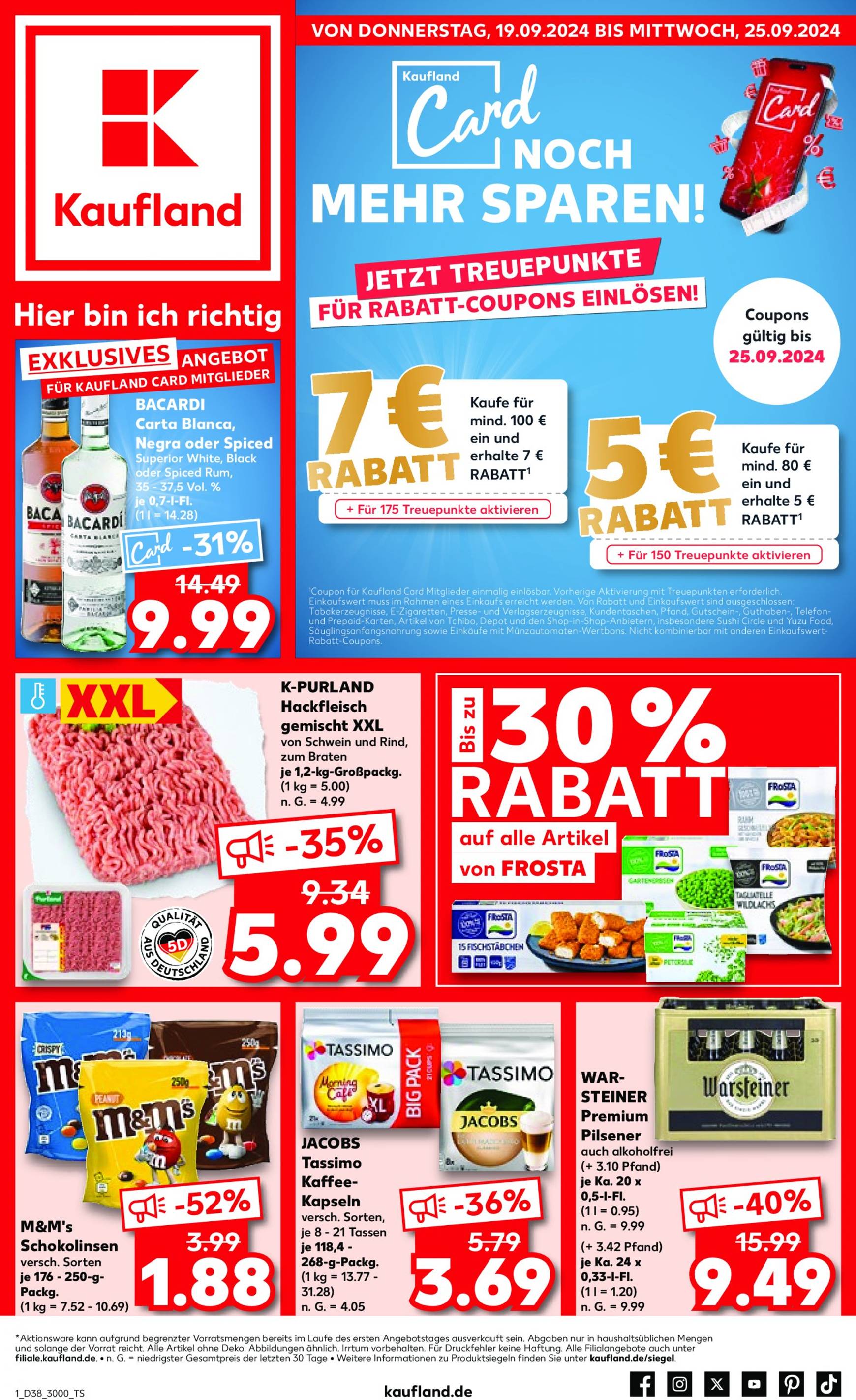 kaufland - Kaufland-Prospekt gültig ab 19.09. - 25.09.