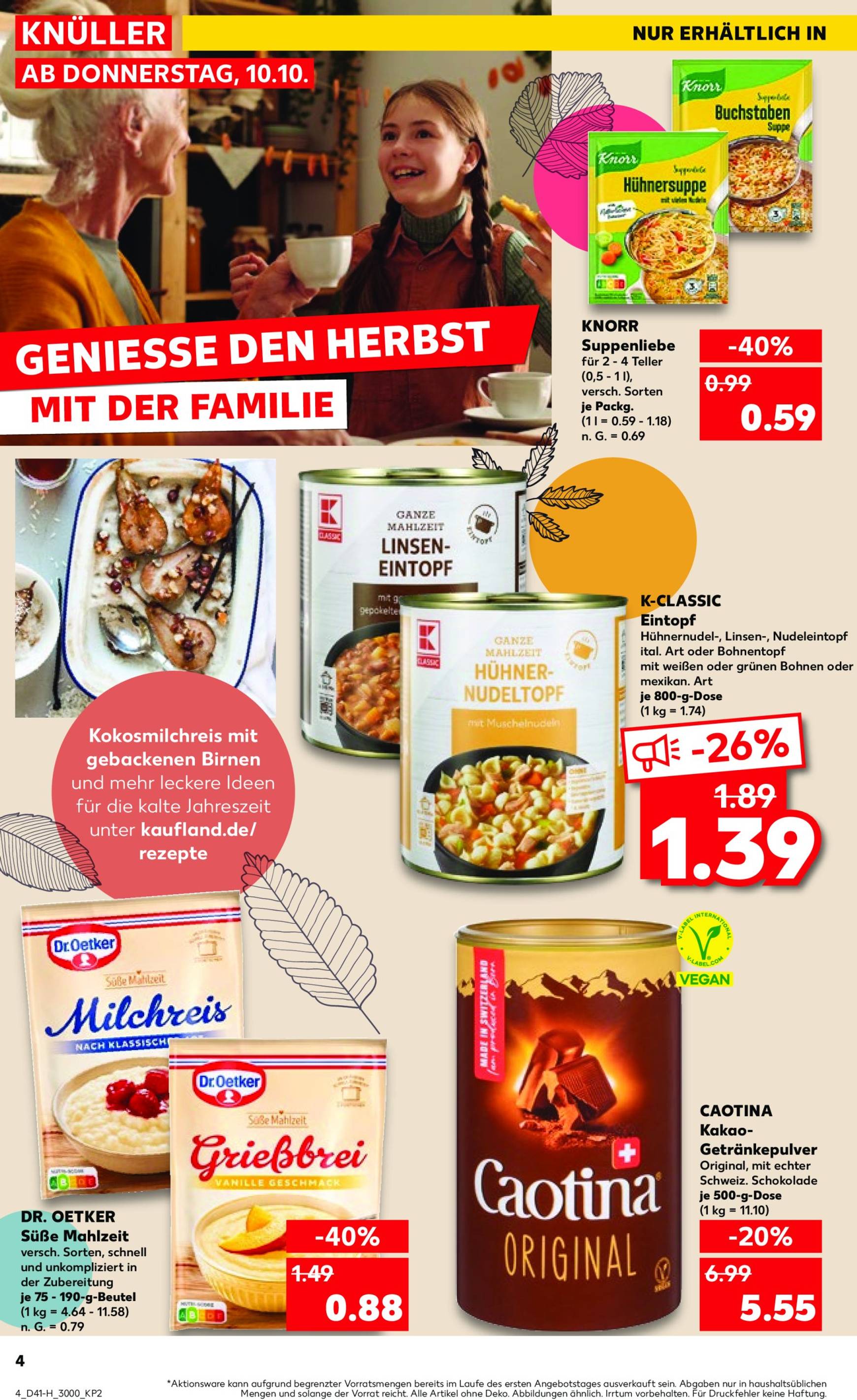 kaufland - Kaufland - Neckarsulm-Prospekt gültig von 10.10. bis 16.10. - page: 4