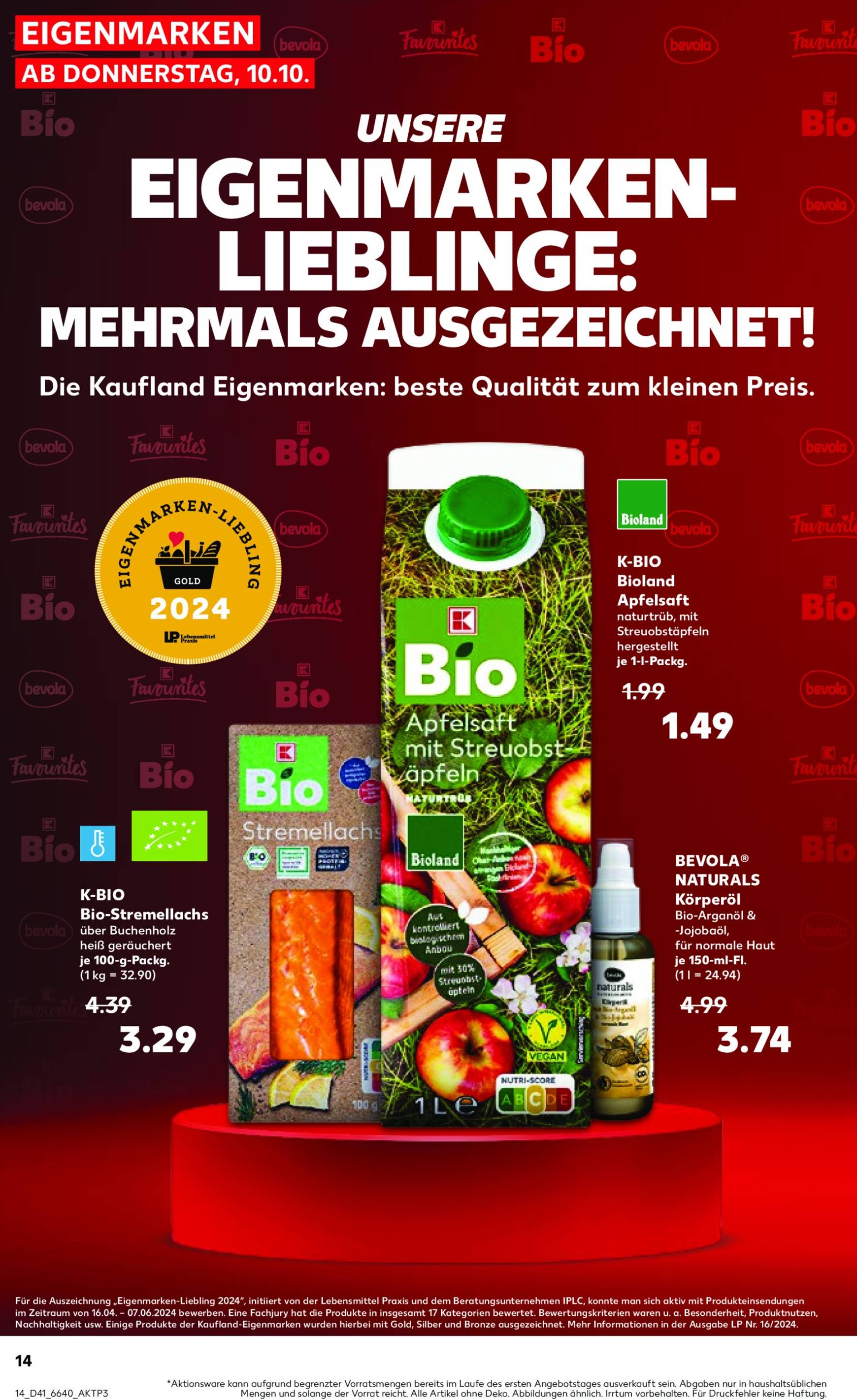 kaufland - Kaufland-Prospekt gültig von 10.10. bis 16.10. - page: 14