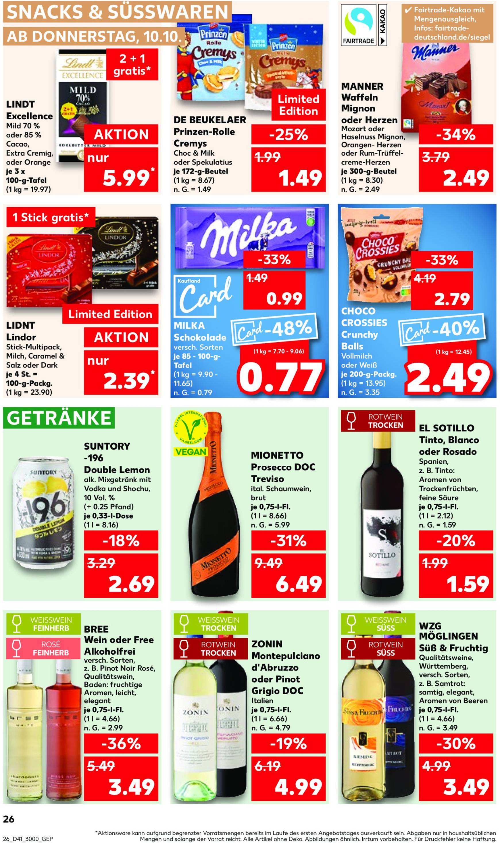 kaufland - Kaufland-Prospekt gültig von 10.10. bis 16.10. - page: 26