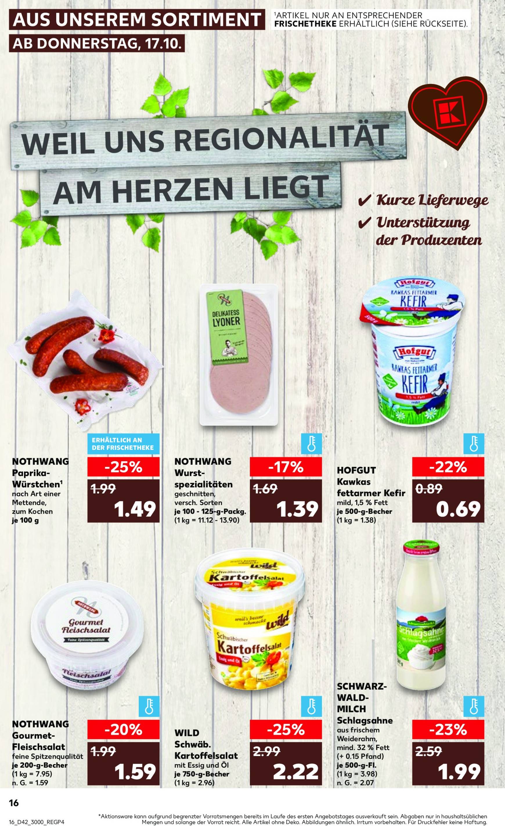 kaufland - Kaufland-Prospekt gültig von 17.10. bis 23.10. - page: 16