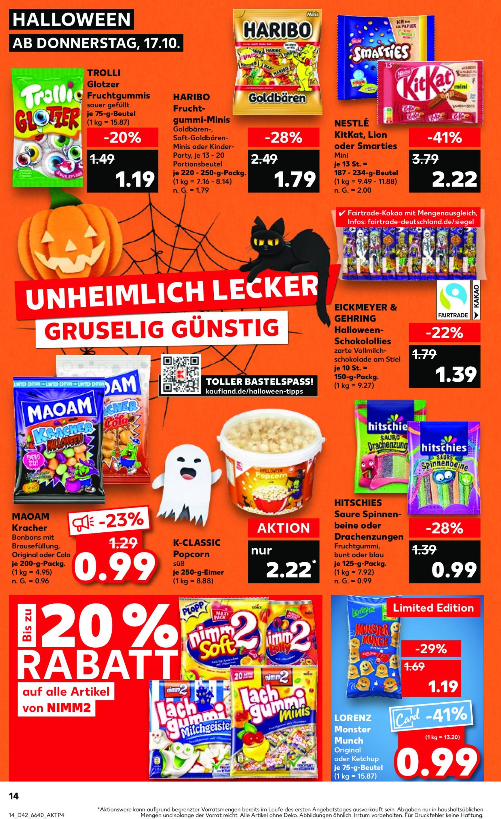 kaufland - Kaufland-Prospekt gültig von 17.10. bis 23.10. - page: 14