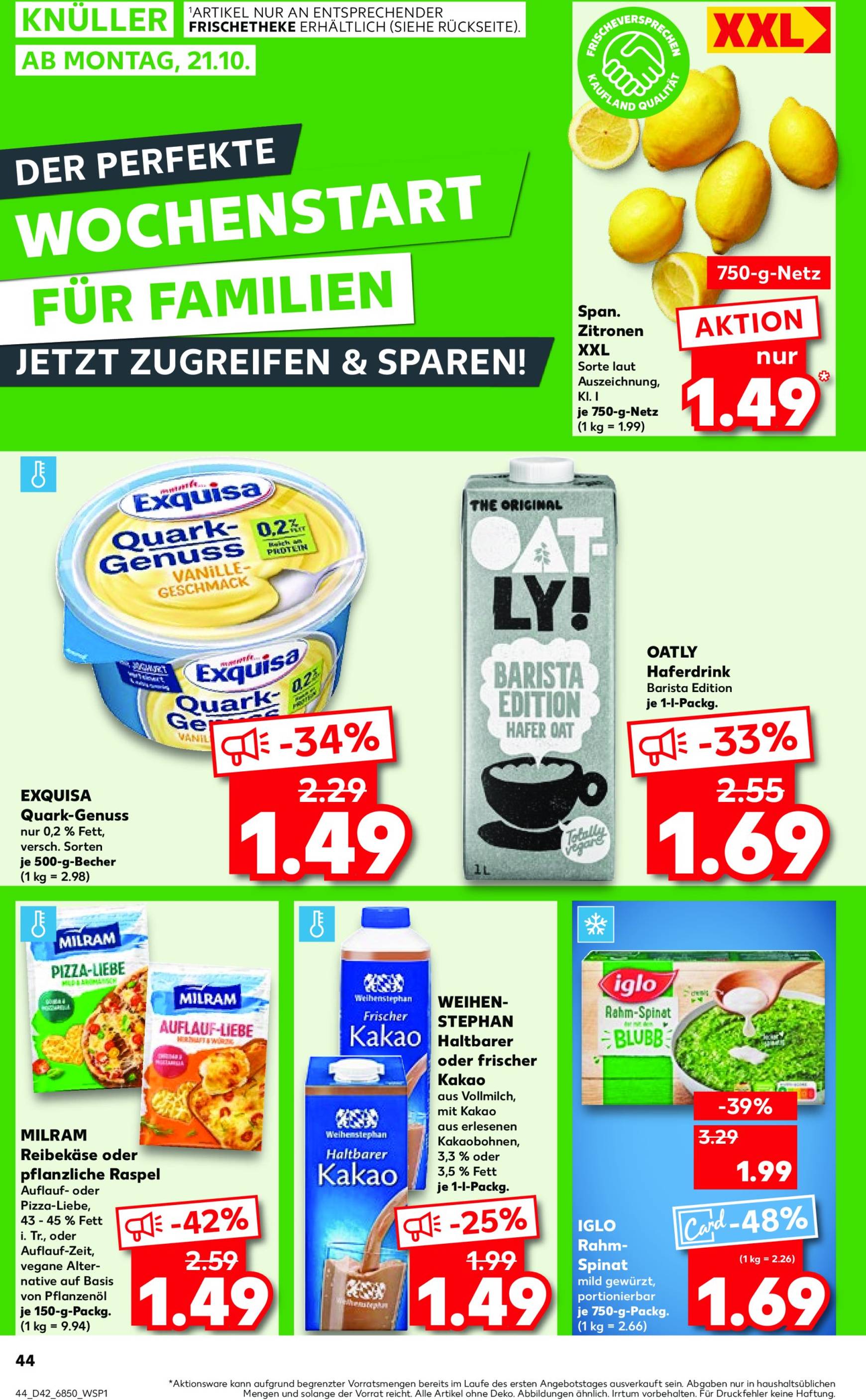 kaufland - Kaufland-Prospekt gültig von 17.10. bis 23.10. - page: 44