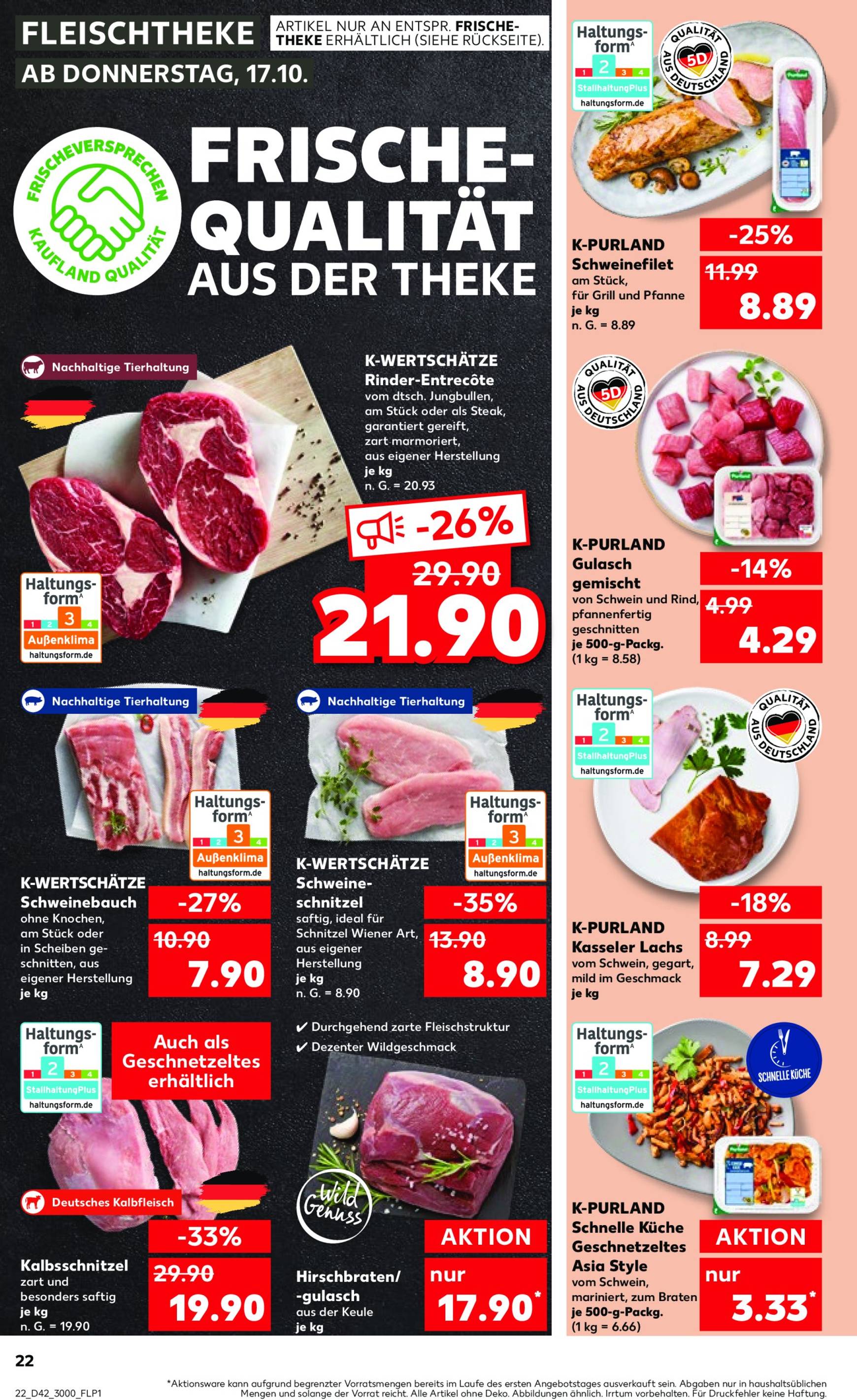 kaufland - Kaufland-Prospekt gültig von 17.10. bis 23.10. - page: 22