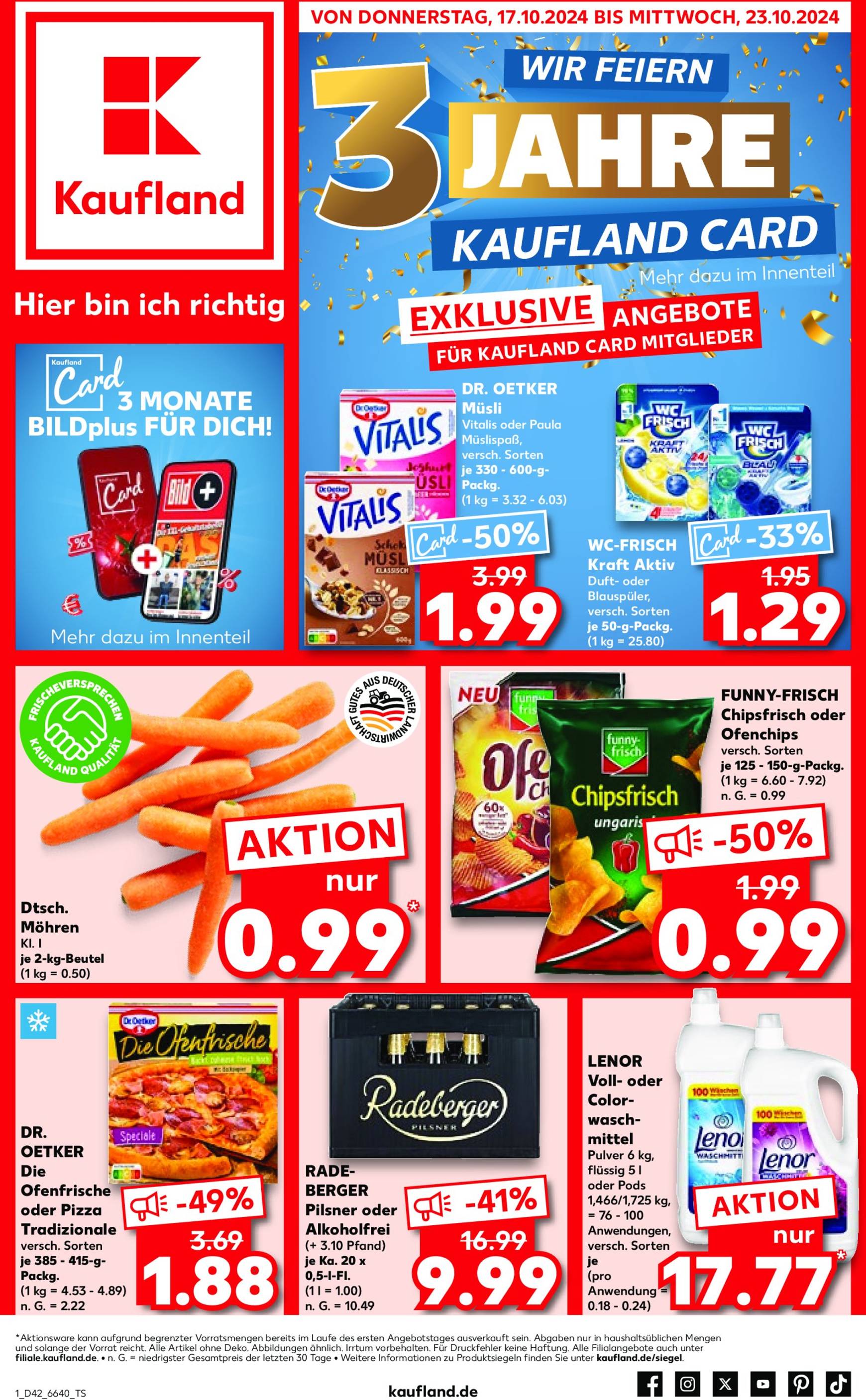 kaufland - Kaufland-Prospekt gültig von 17.10. bis 23.10.