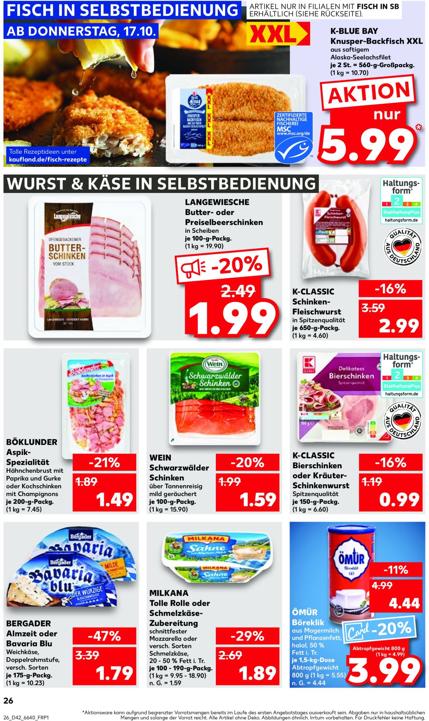 kaufland - Kaufland-Prospekt gültig von 17.10. bis 23.10. - page: 26