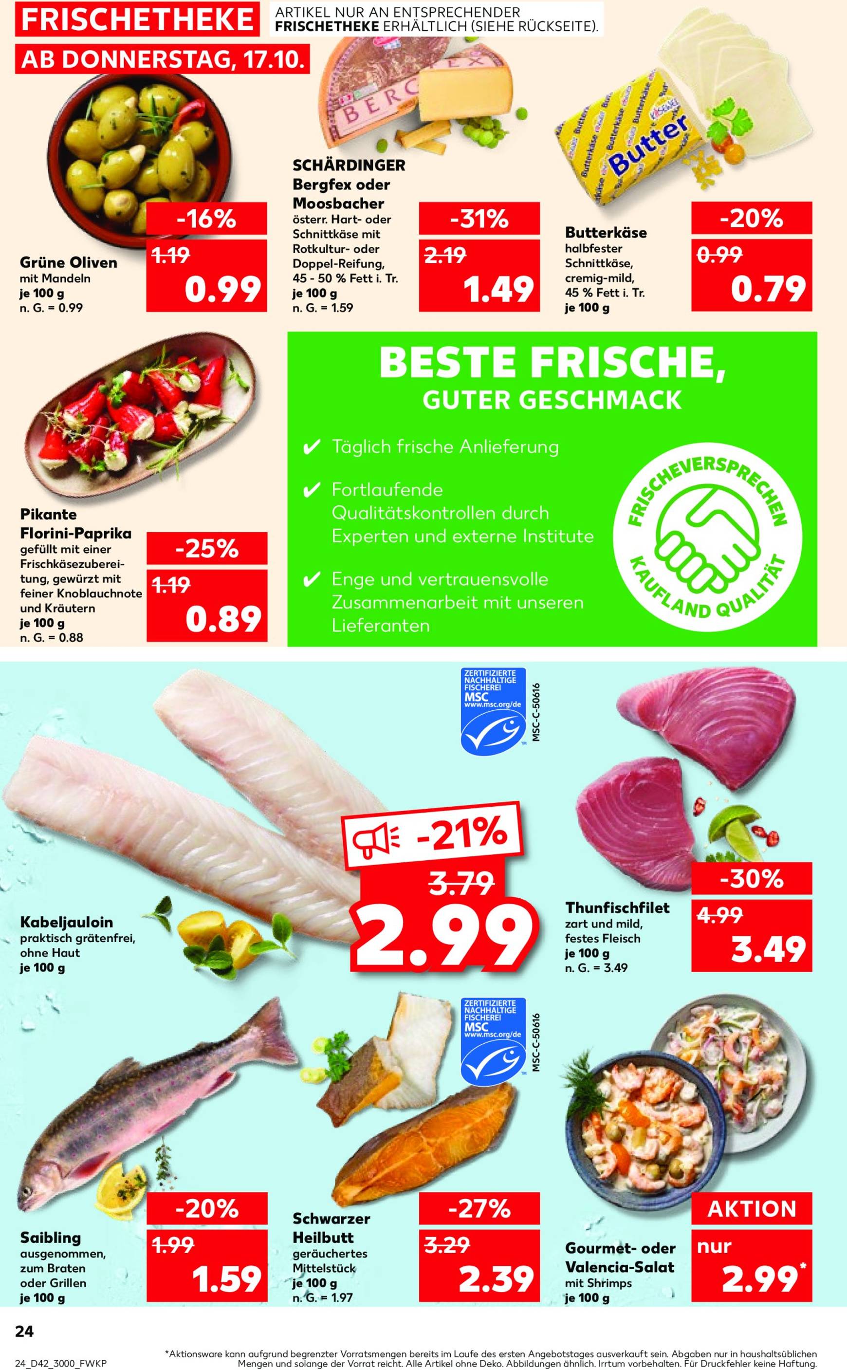 kaufland - Kaufland-Prospekt gültig von 17.10. bis 23.10. - page: 24