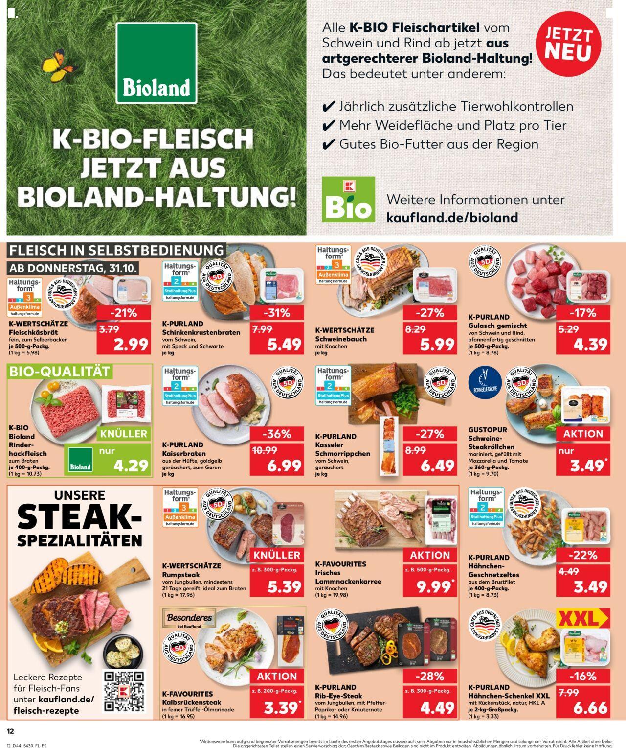 kaufland - Kaufland - Bayern 31.10.2024 - 06.11.2024 - page: 12