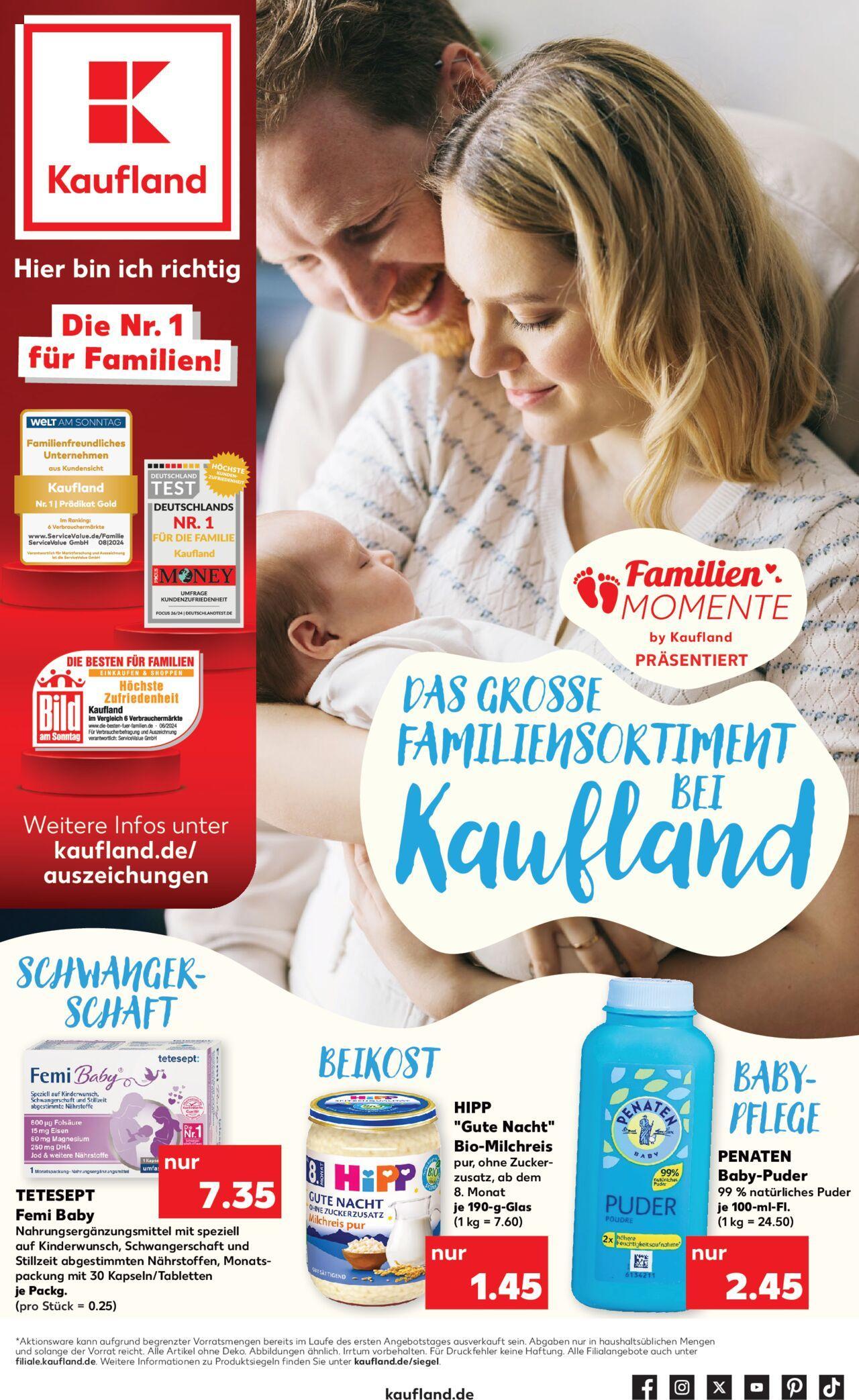 kaufland - Kaufland Das Grosse Familiensortiment 10.10.2024 - 06.11.2024