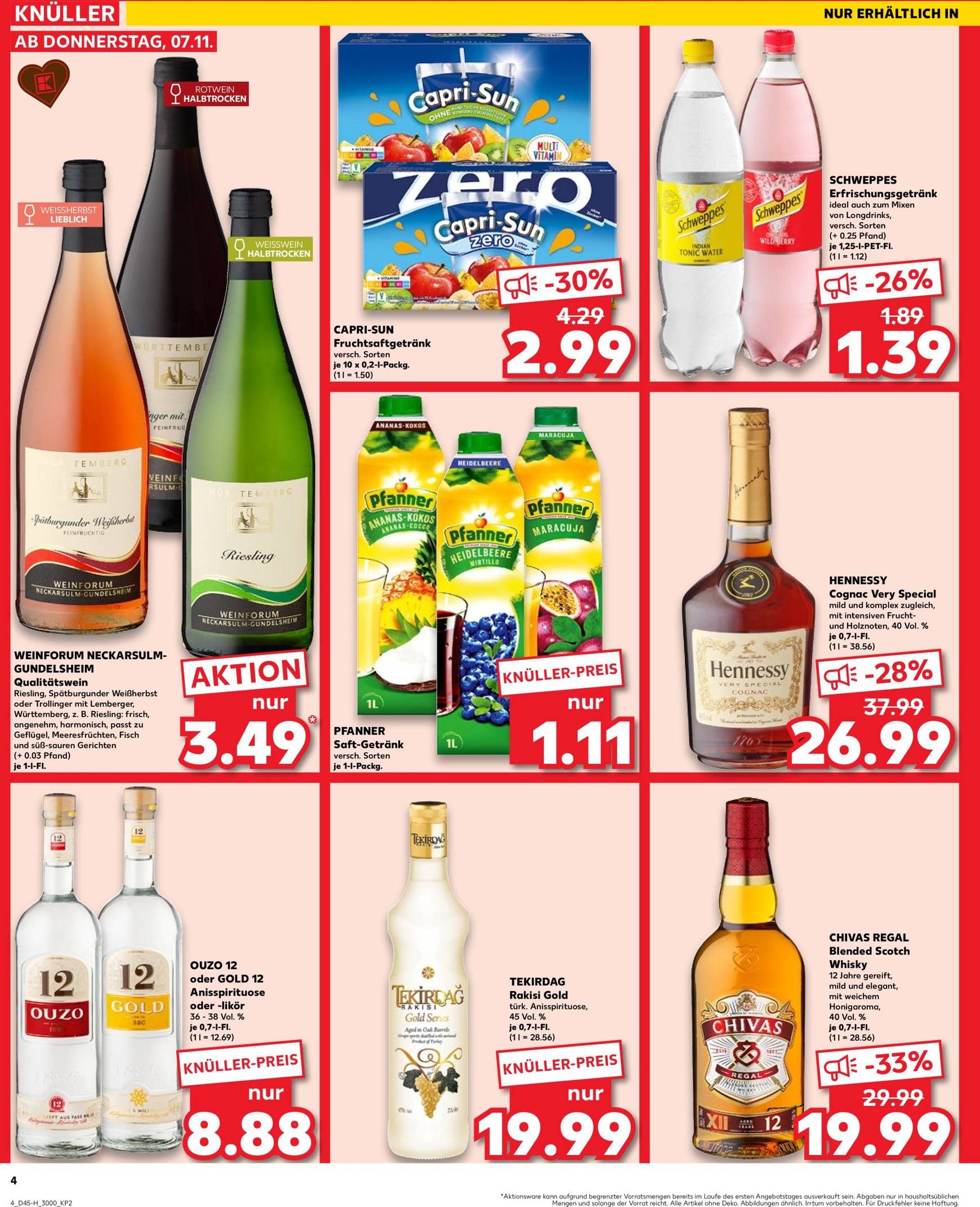 kaufland - Kaufland - Neckarsulm-Prospekt gültig von 07.11. bis 13.11. - page: 4