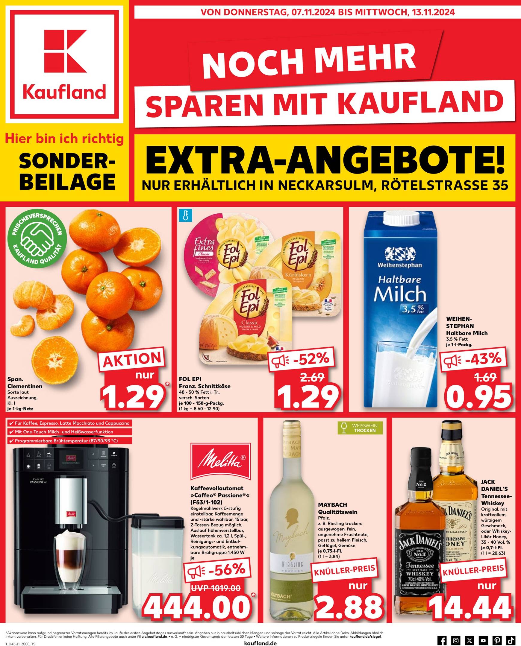 kaufland - Kaufland - Neckarsulm-Prospekt gültig von 07.11. bis 13.11.