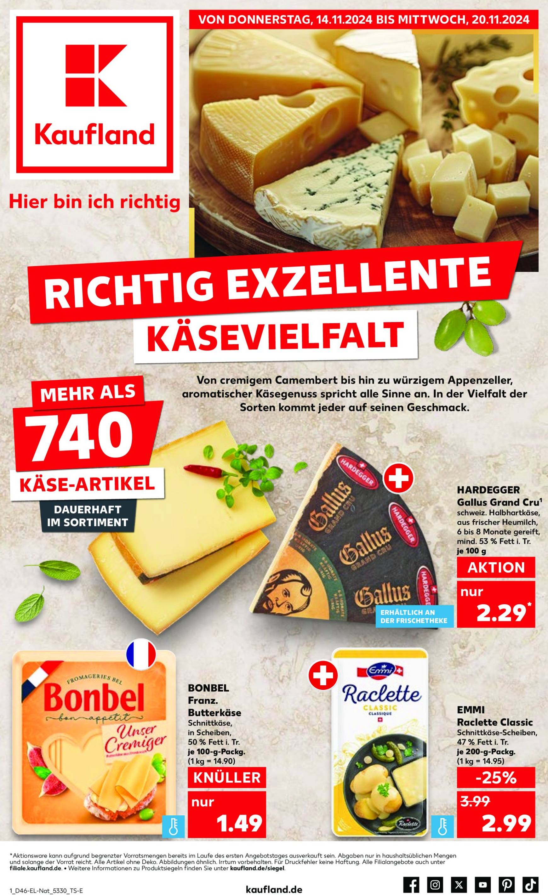 kaufland - Kaufland-Prospekt gültig von 14.11. bis 20.11.