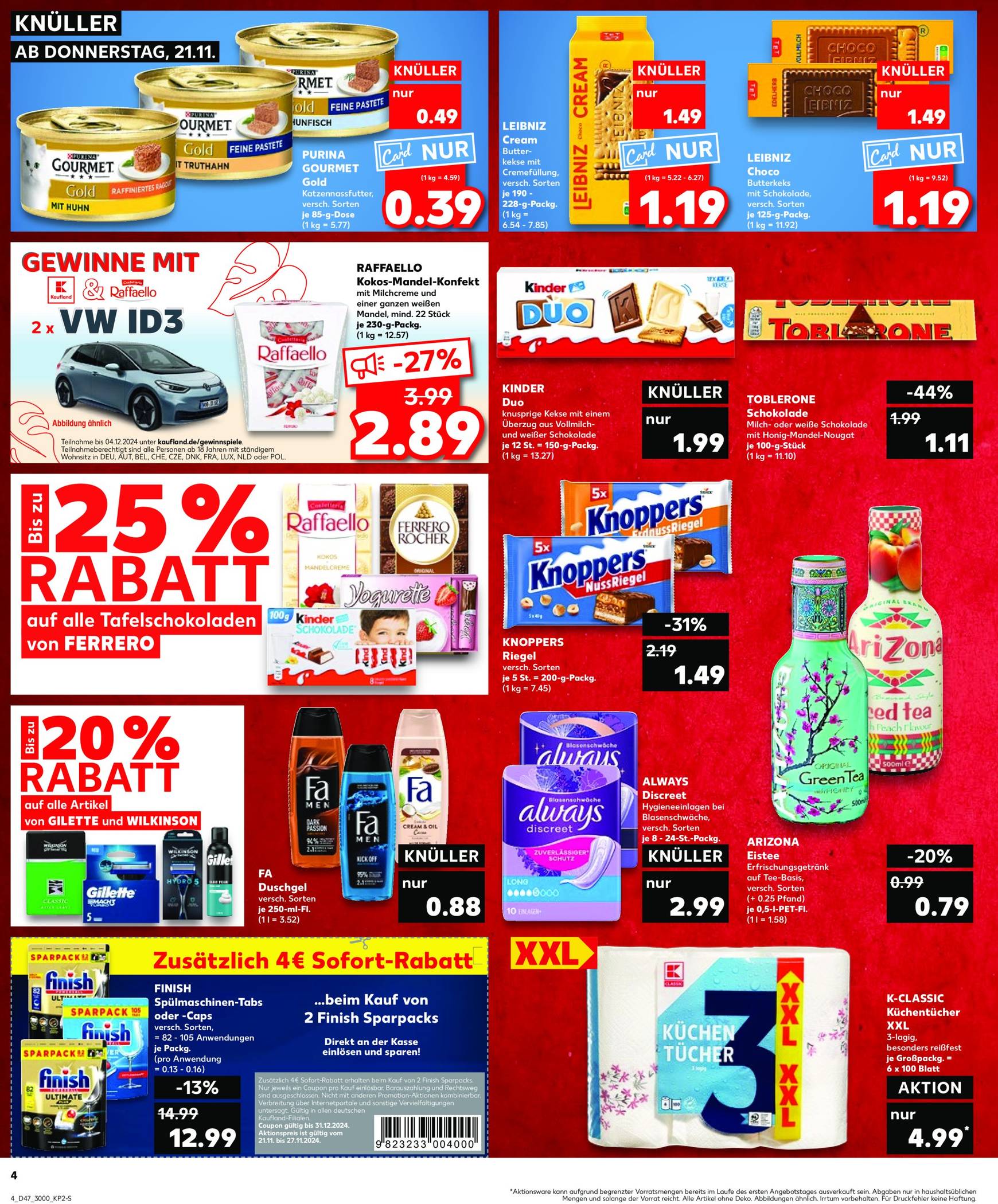 kaufland - Kaufland - Black Friday-Prospekt gültig von 21.11. bis 27.11. - page: 4