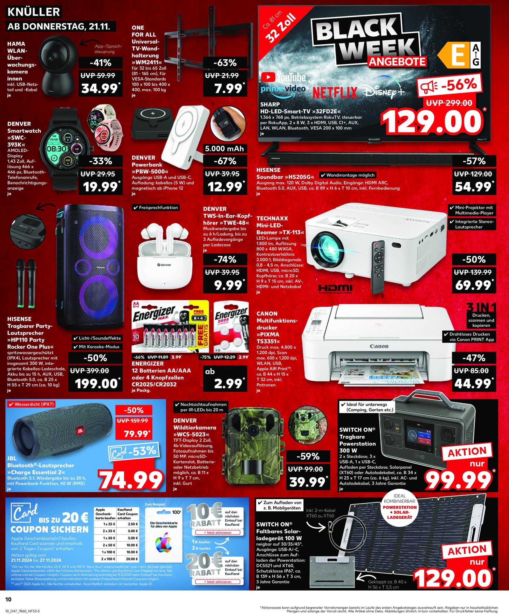 kaufland - Kaufland - Black Friday-Prospekt gültig von 21.11. bis 27.11. - page: 10