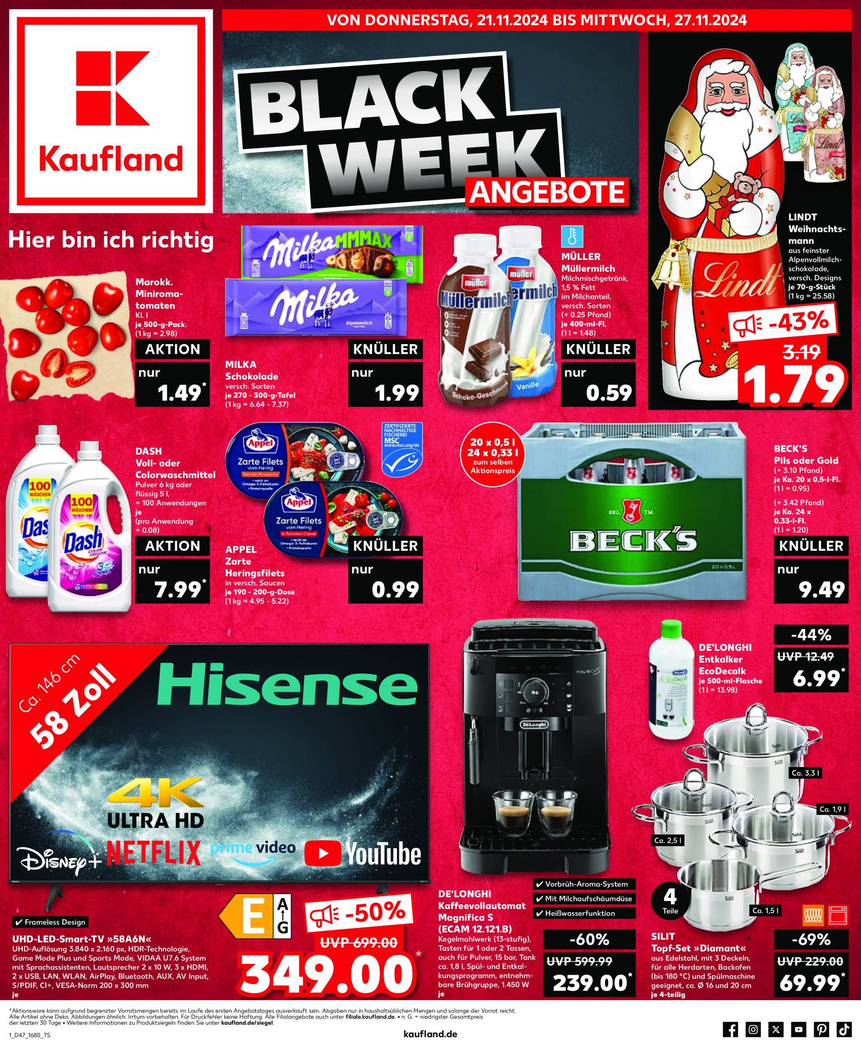 kaufland - Kaufland - Black Friday-Prospekt gültig von 21.11. bis 27.11.