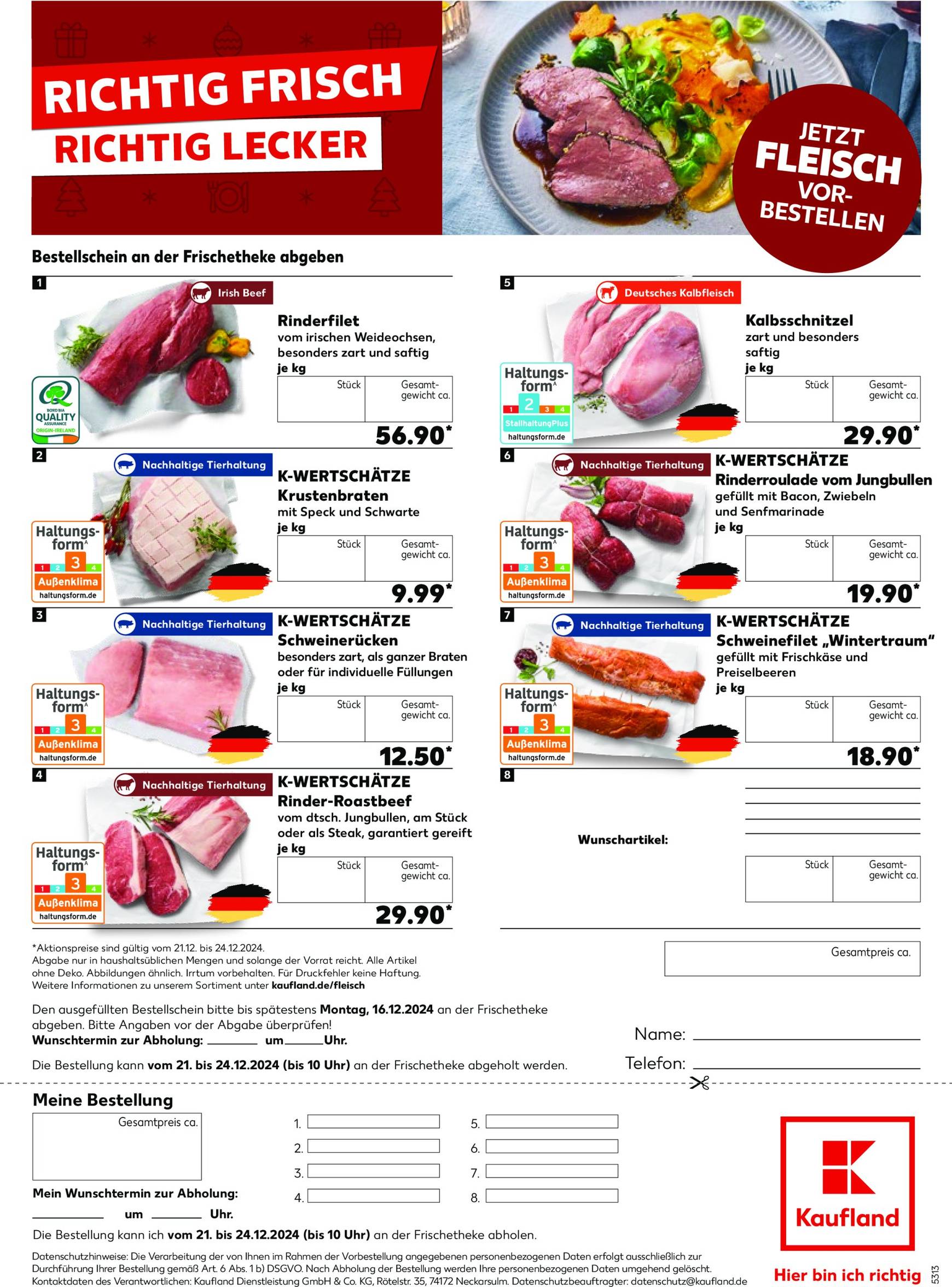 kaufland - Kaufland-Prospekt gültig von 25.11. bis 24.12.