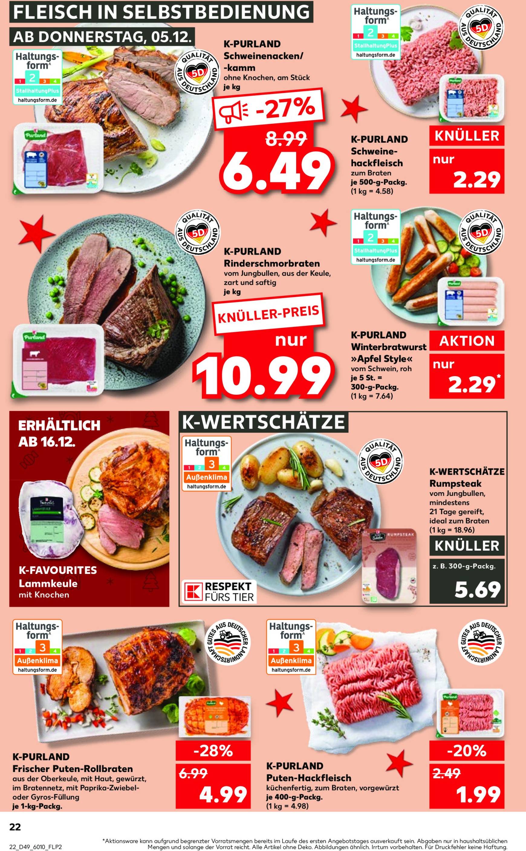 kaufland - Kaufland-Prospekt gültig von 05.12. bis 11.12. - page: 22