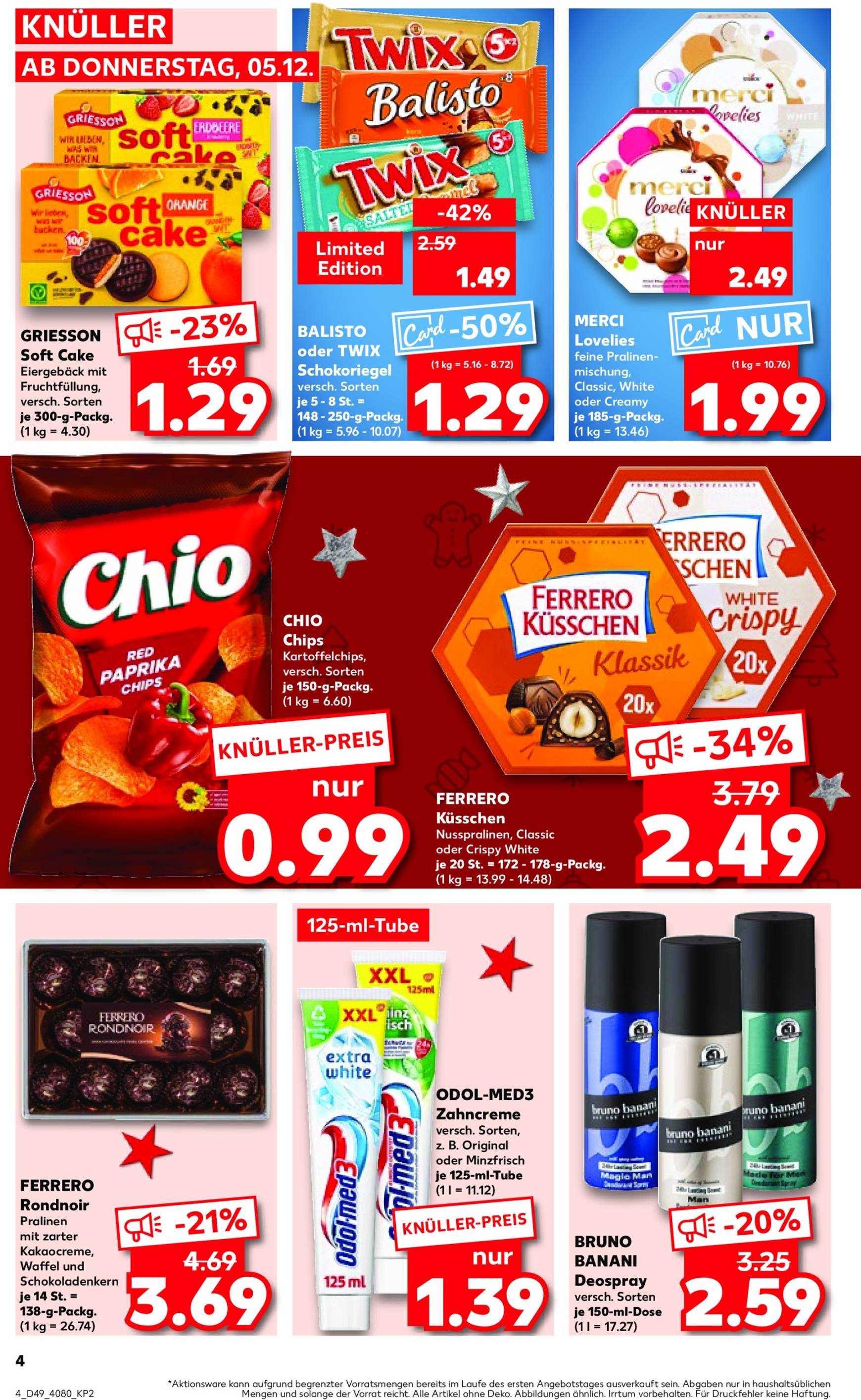 kaufland - Kaufland-Prospekt gültig von 05.12. bis 11.12. - page: 4