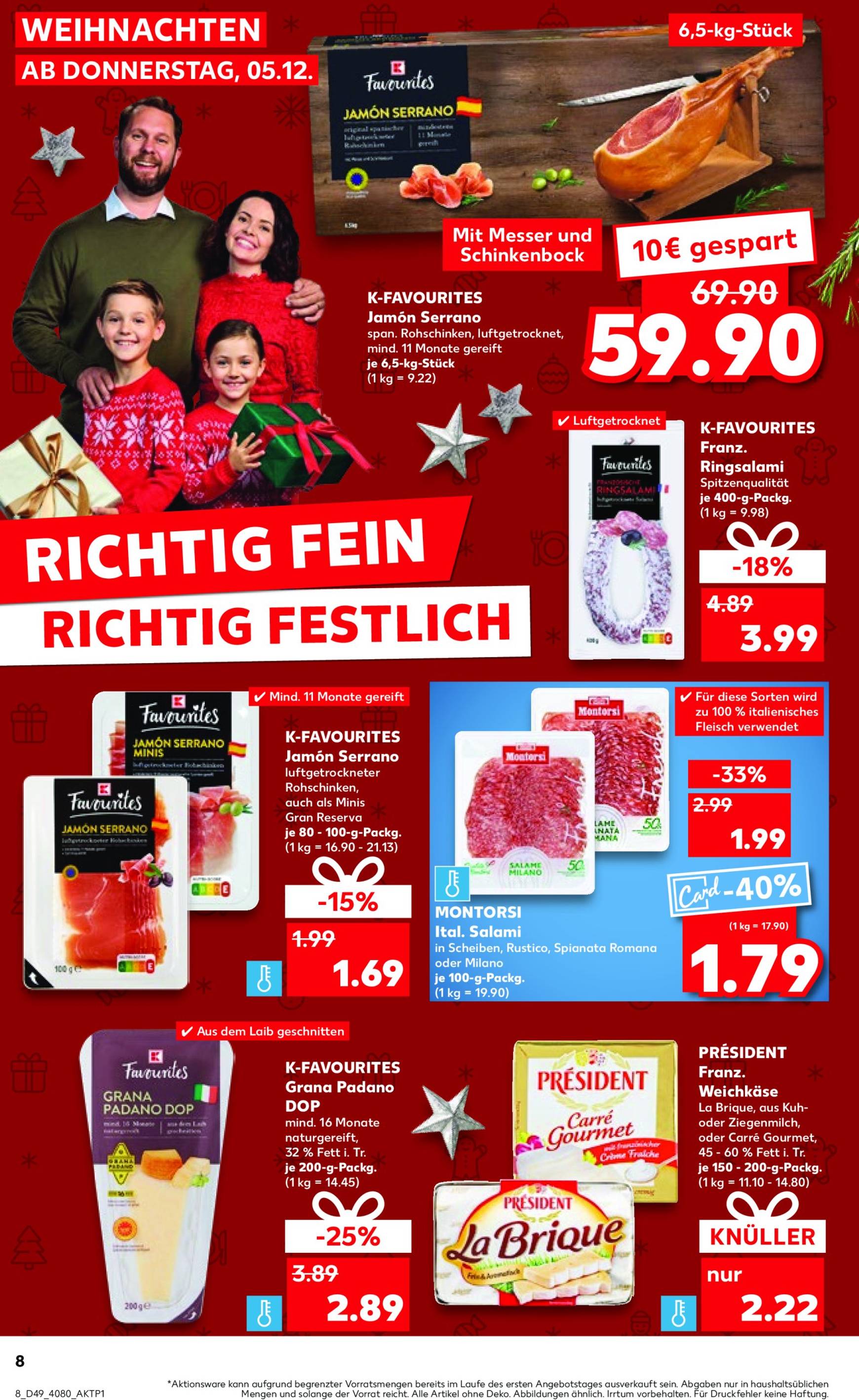 kaufland - Kaufland-Prospekt gültig von 05.12. bis 11.12. - page: 8