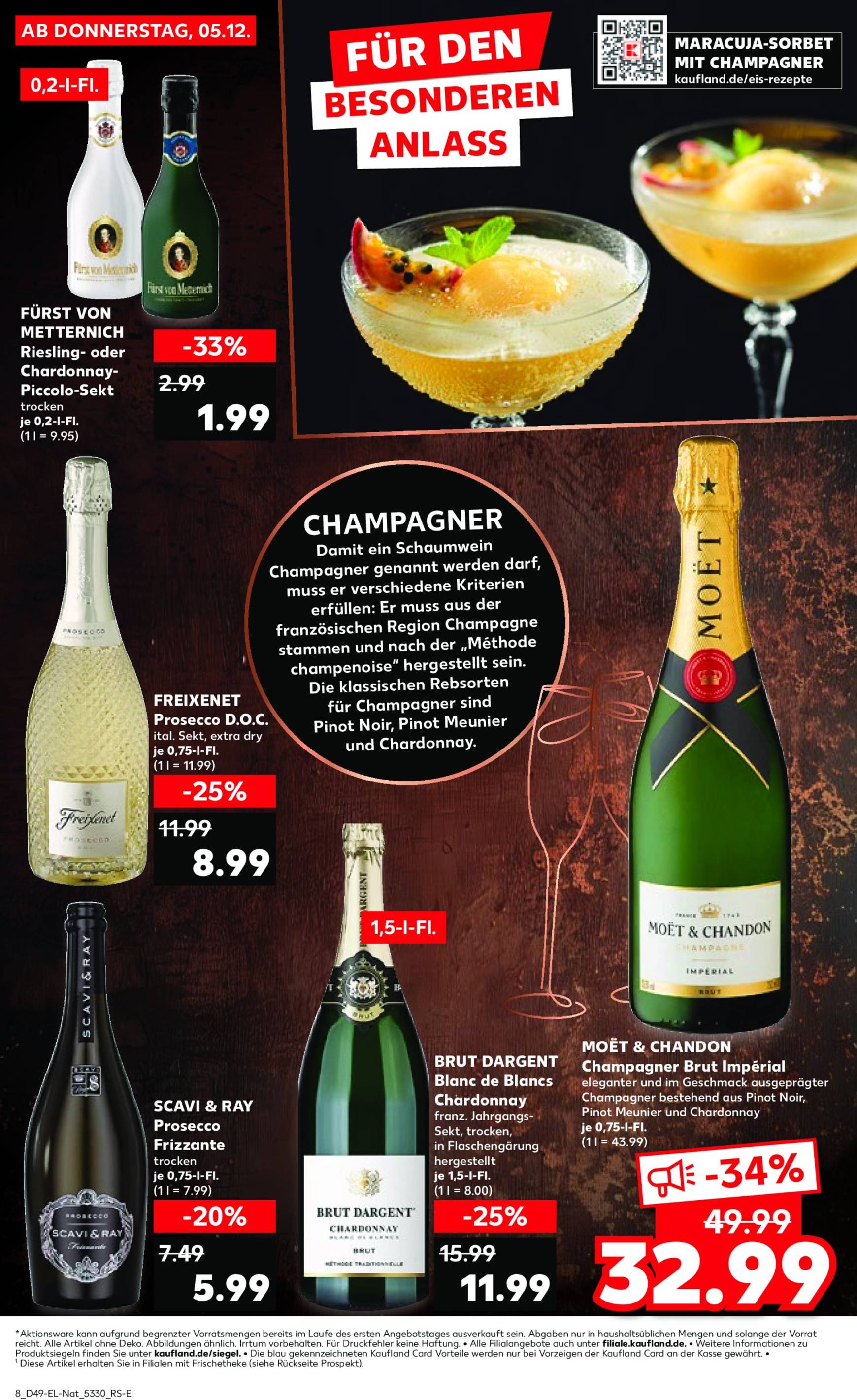 kaufland - Kaufland - Weine, Whisk(e)ys & Co.-Prospekt gültig von 05.12. bis 11.12. - page: 8