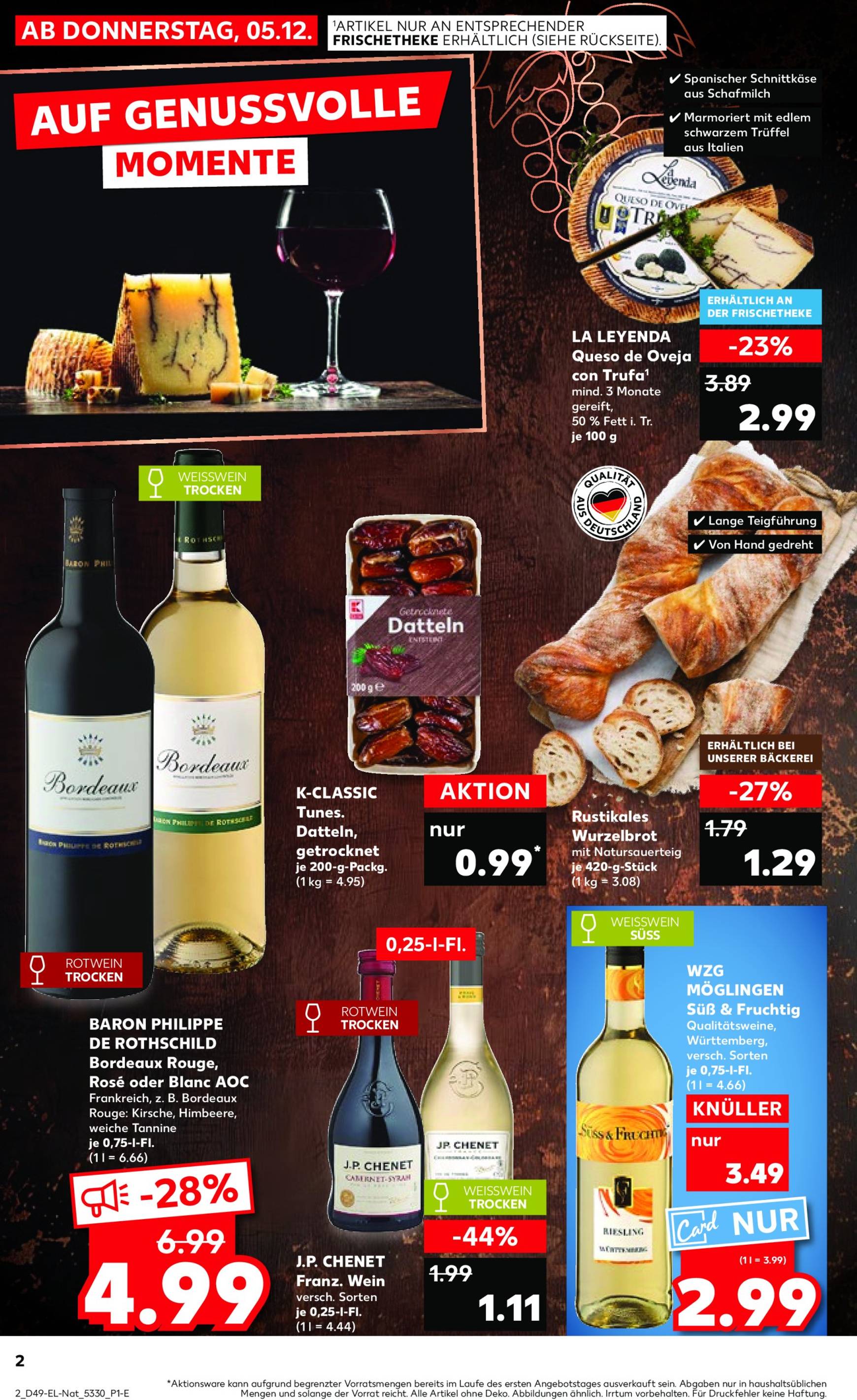 kaufland - Kaufland - Weine, Whisk(e)ys & Co.-Prospekt gültig von 05.12. bis 11.12. - page: 2