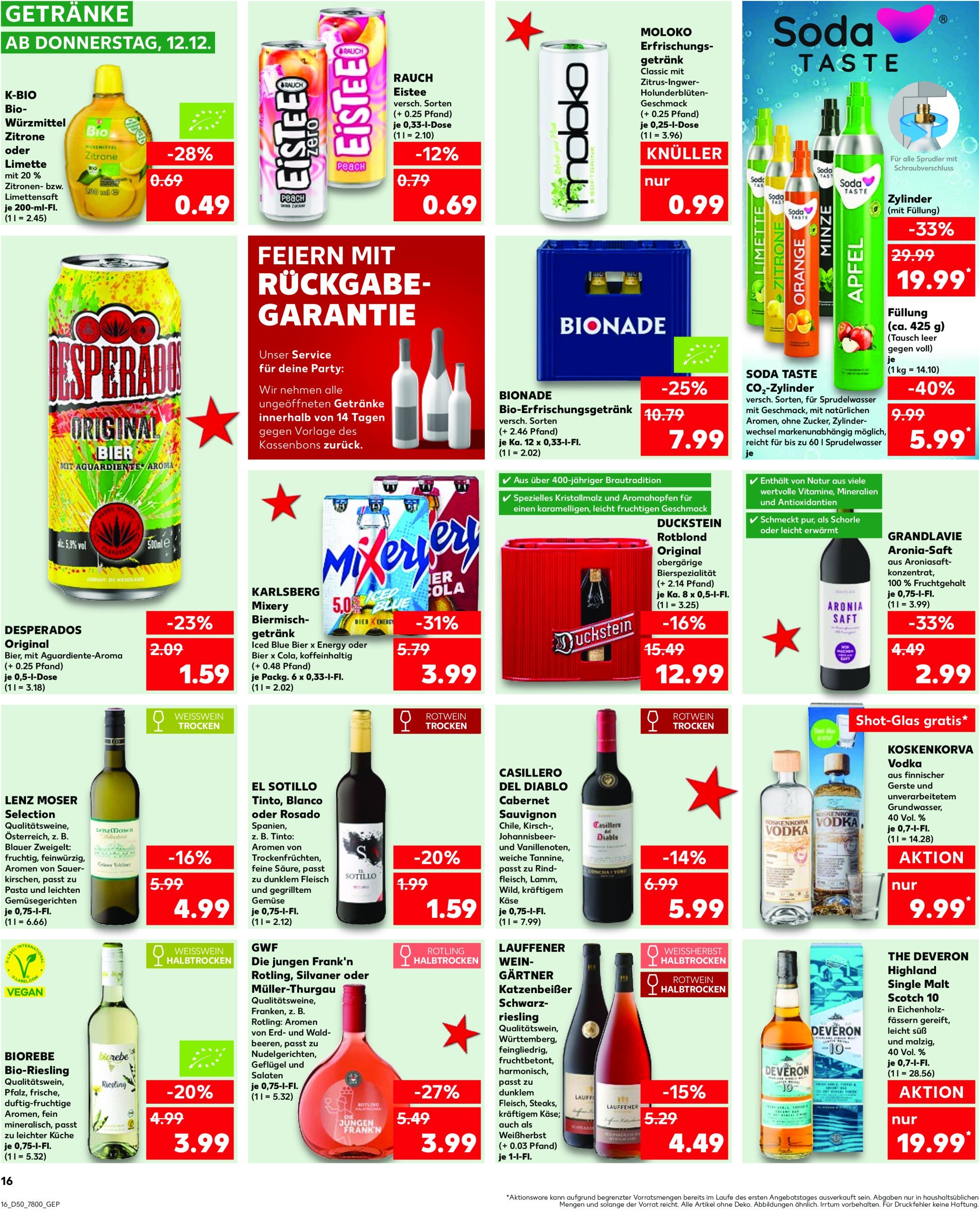 kaufland - Kaufland-Prospekt gültig von 12.12. bis 18.12. - page: 16