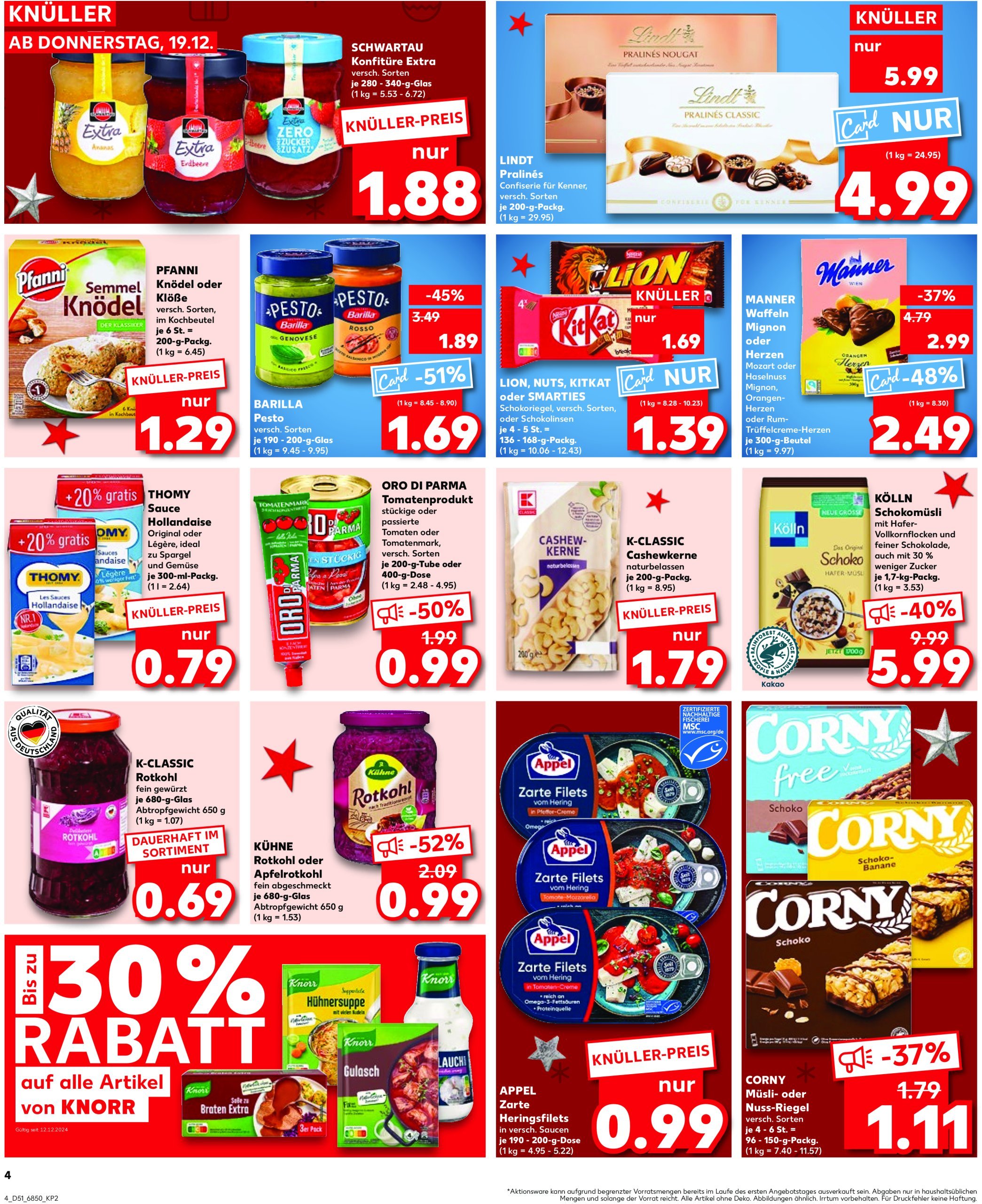 kaufland - Kaufland-Prospekt gültig von 19.12. bis 24.12. - page: 4