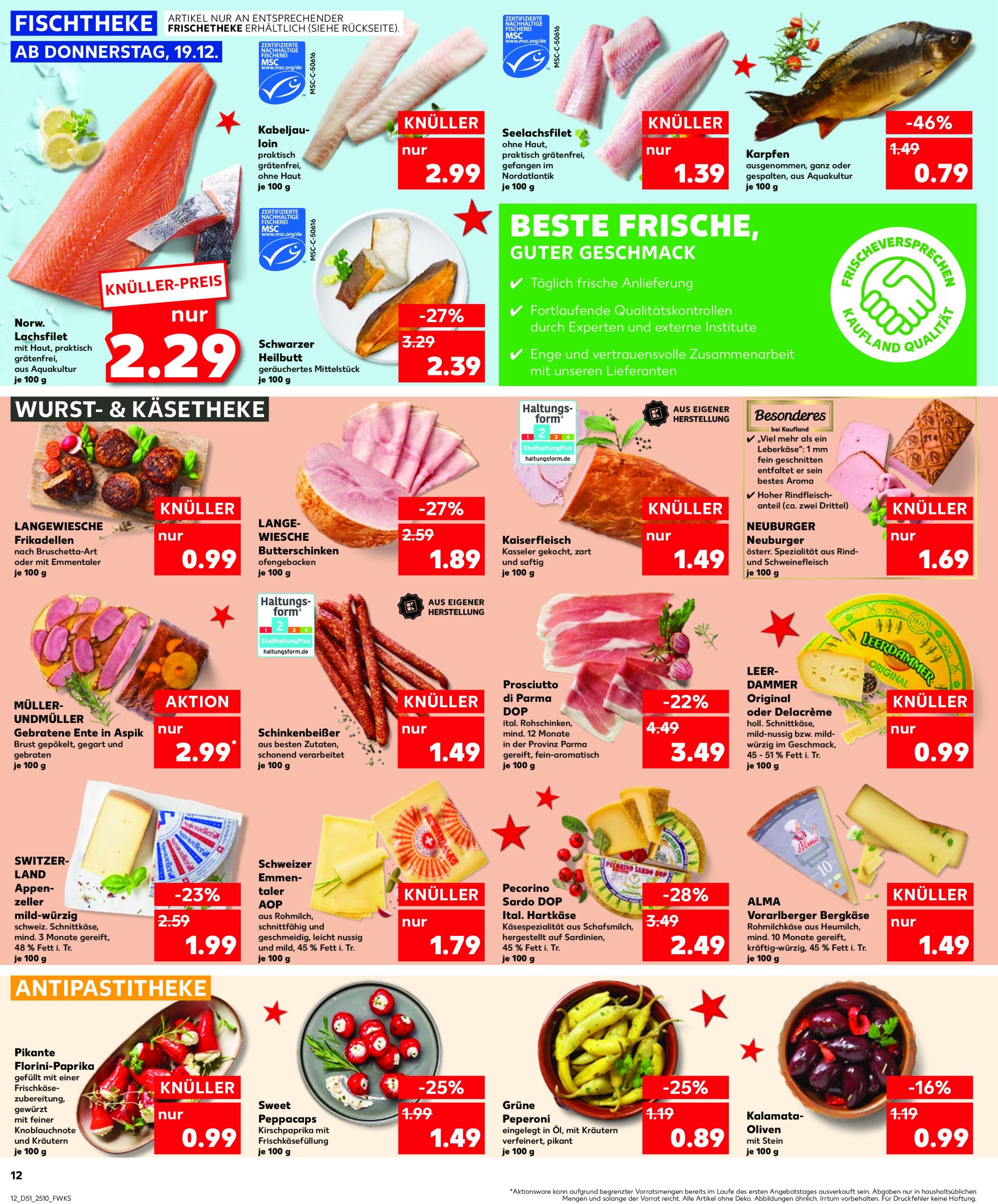 kaufland - Kaufland-Prospekt gültig von 19.12. bis 24.12. - page: 12