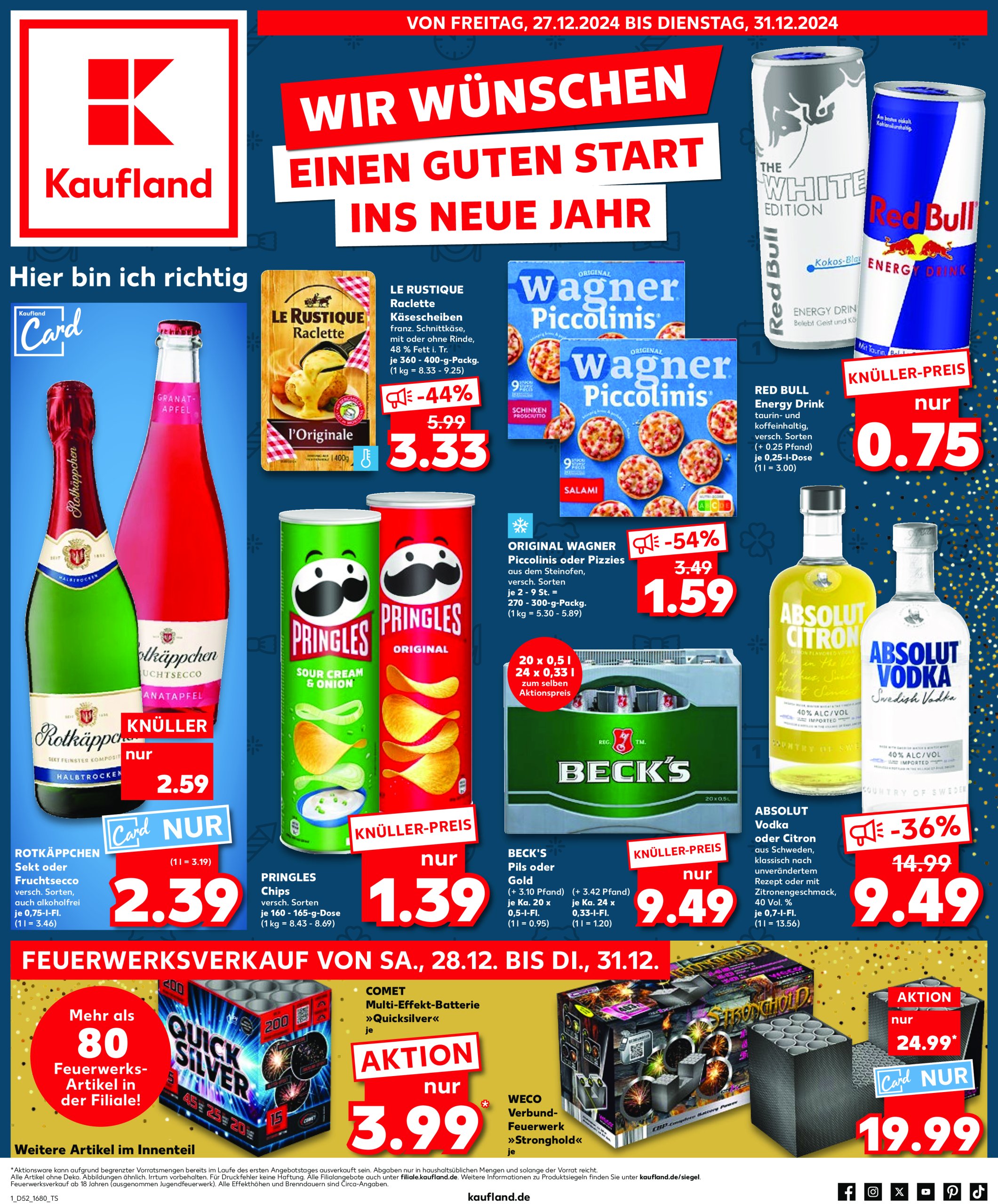 kaufland - Kaufland-Prospekt gültig von 27.12. bis 31.12.