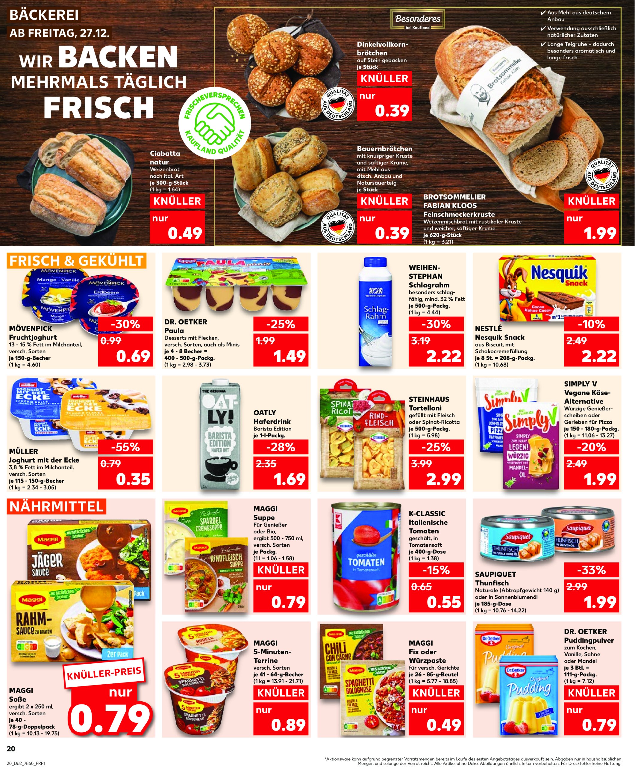 kaufland - Kaufland-Prospekt gültig von 27.12. bis 31.12. - page: 20