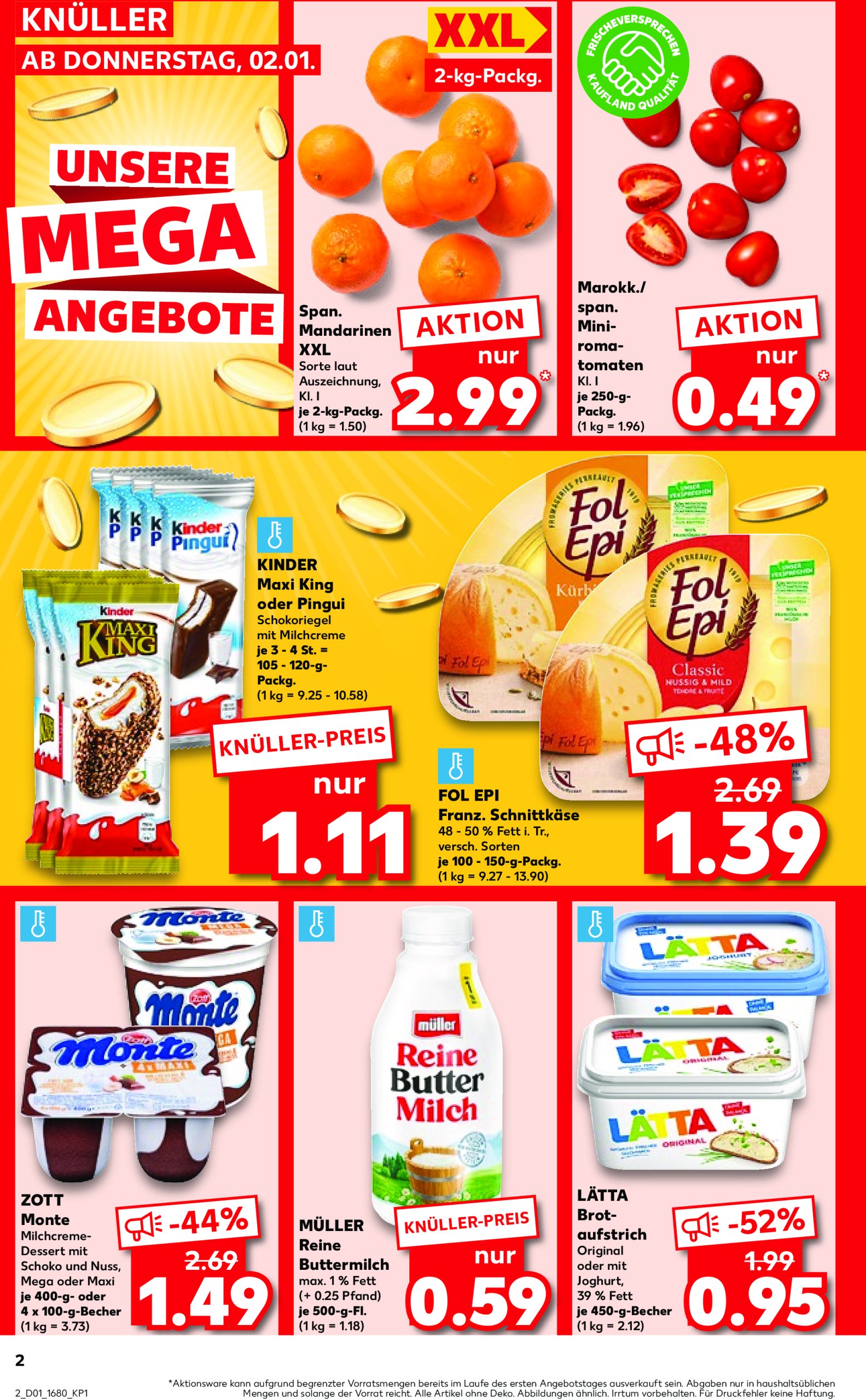 kaufland - Kaufland-Prospekt gültig von 02.01. bis 08.01. - page: 2