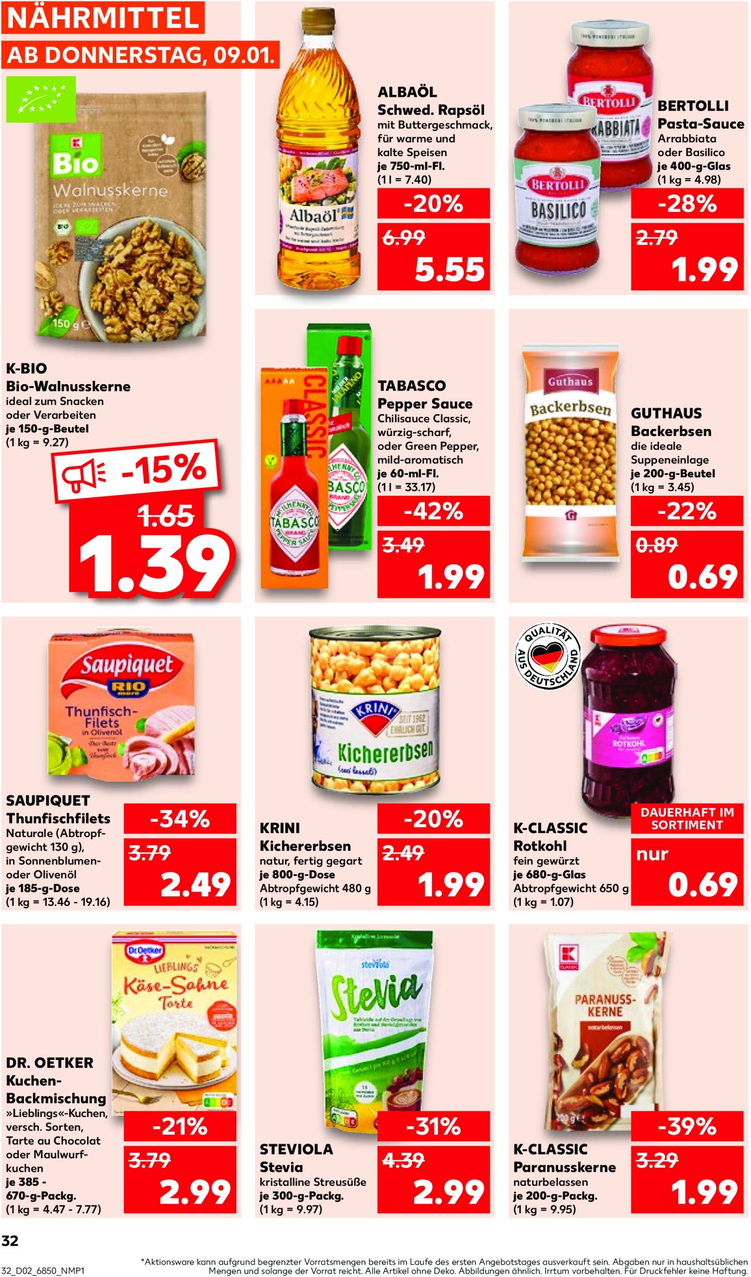 kaufland - Kaufland-Prospekt gültig von 09.01. bis 15.01. - page: 32