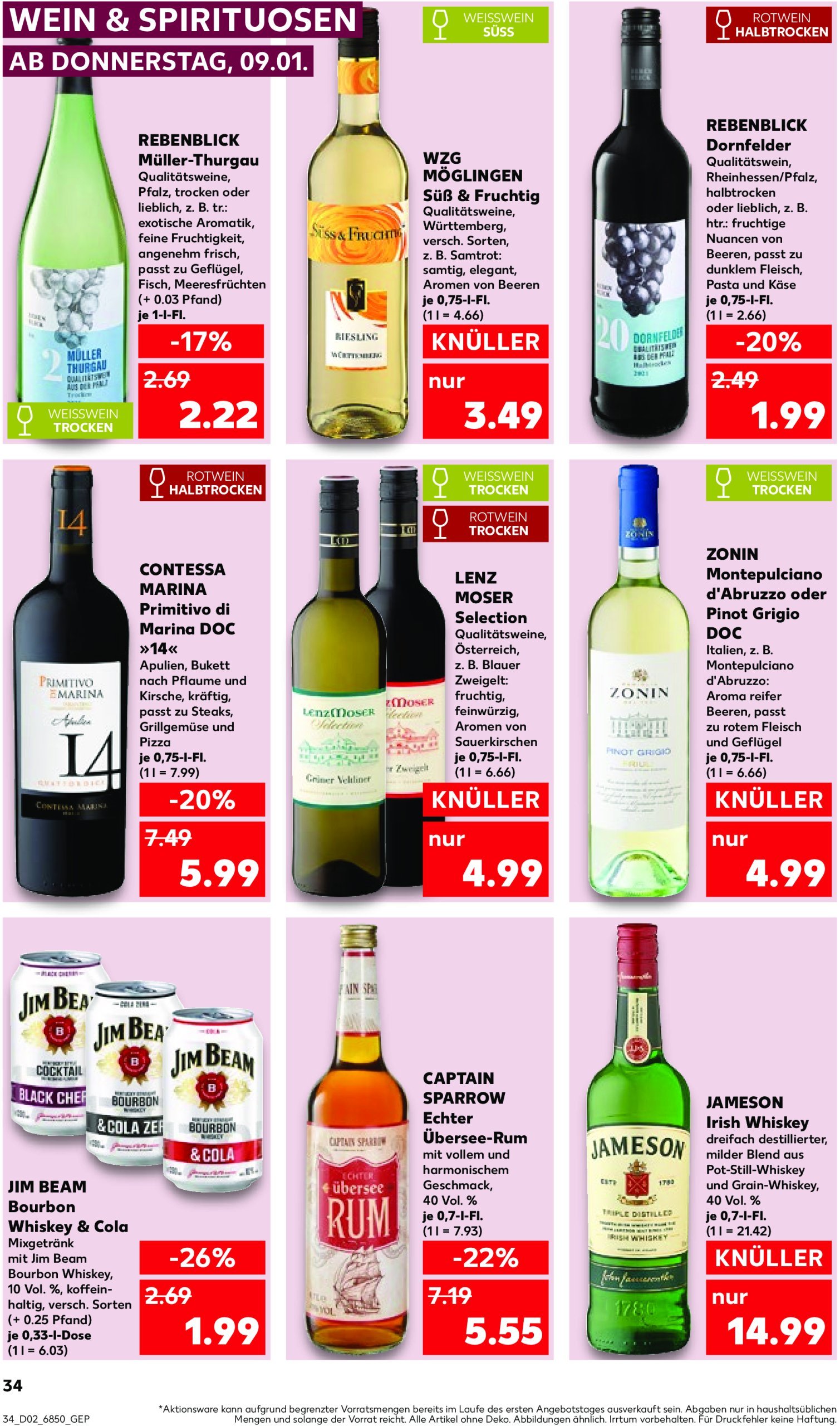 kaufland - Kaufland-Prospekt gültig von 09.01. bis 15.01. - page: 34