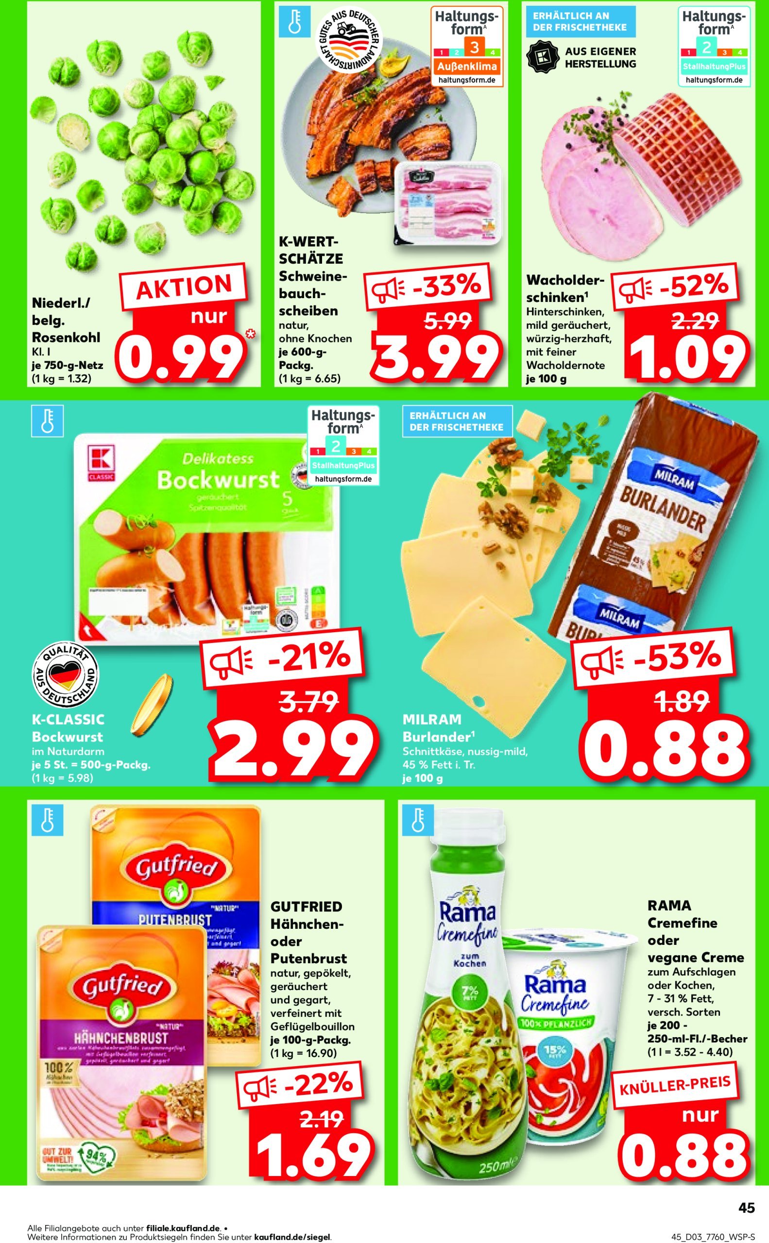 kaufland - Kaufland-Prospekt gültig von 16.01. bis 22.01. - page: 45