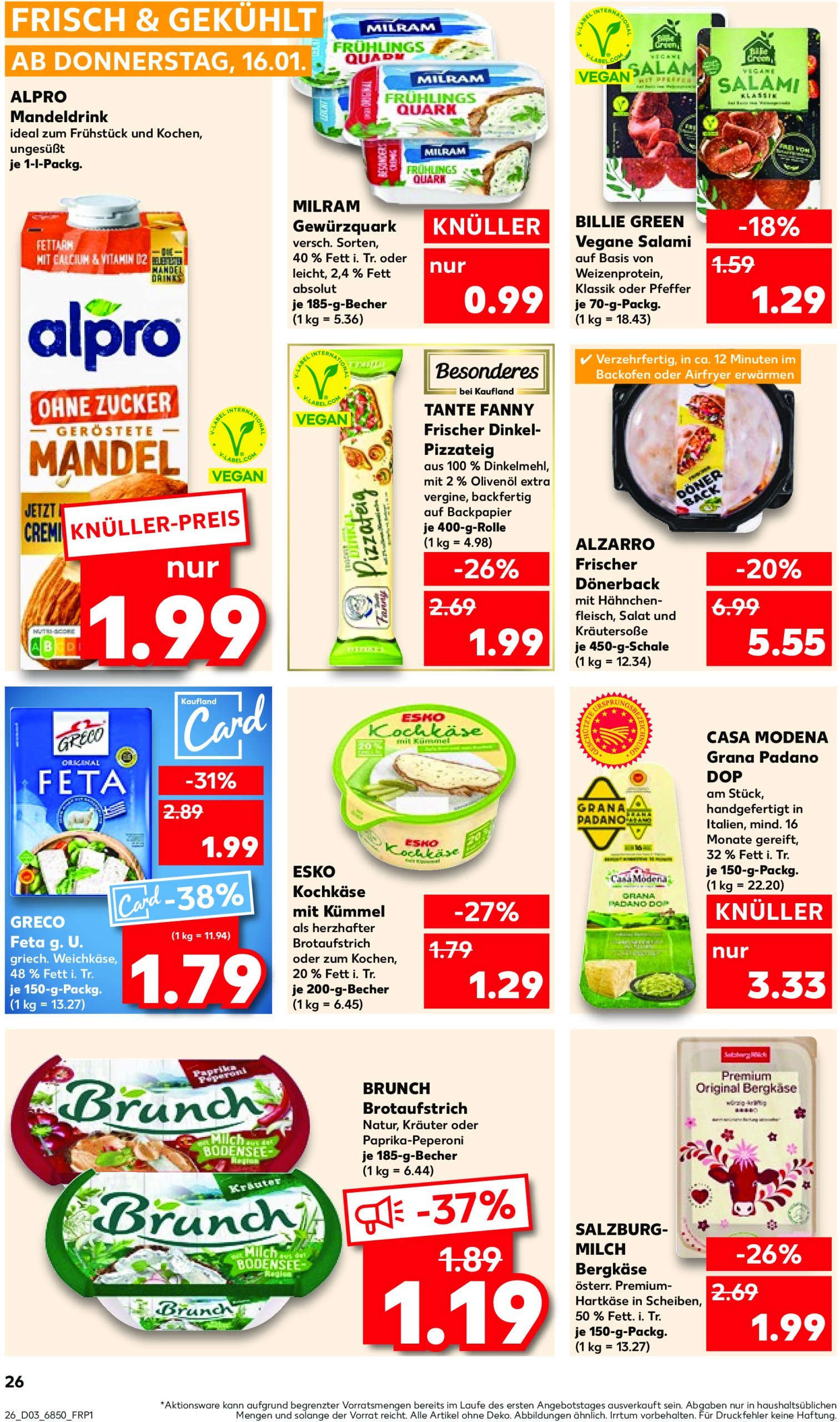 kaufland - Kaufland-Prospekt gültig von 16.01. bis 22.01. - page: 26