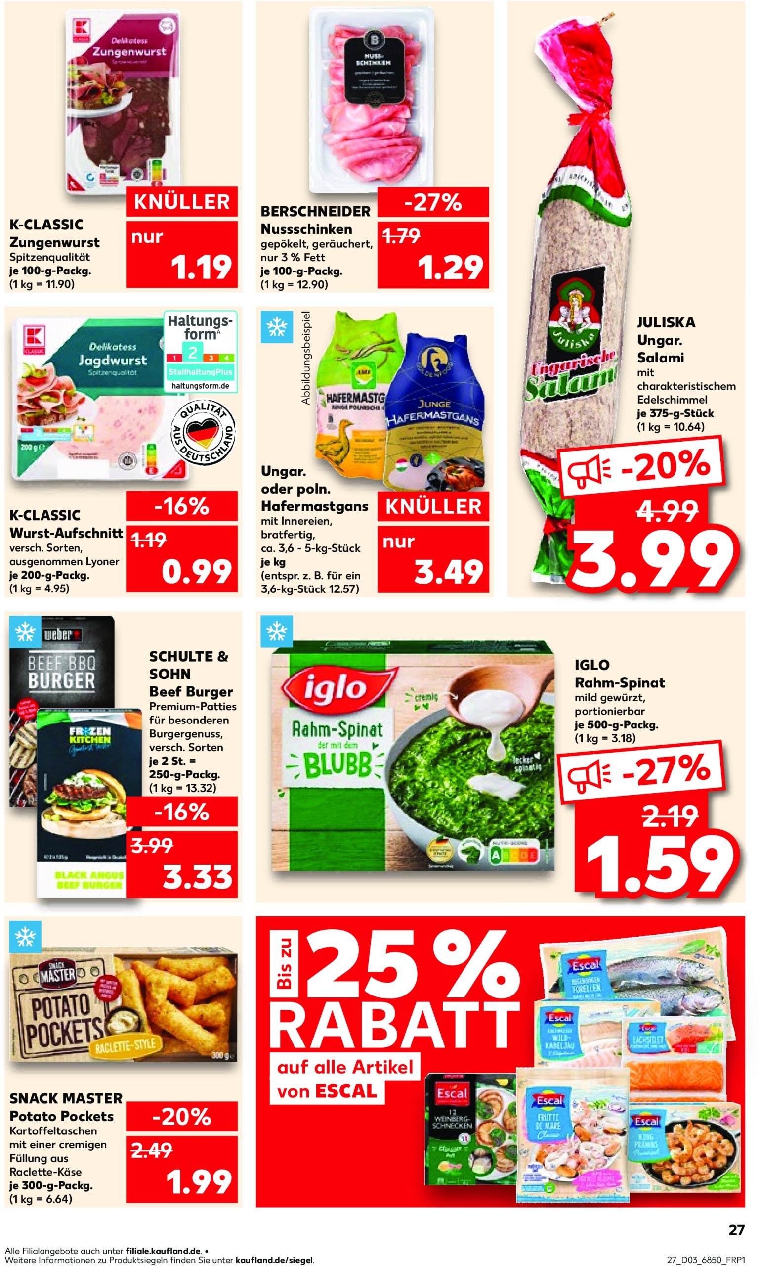 kaufland - Kaufland-Prospekt gültig von 16.01. bis 22.01. - page: 27