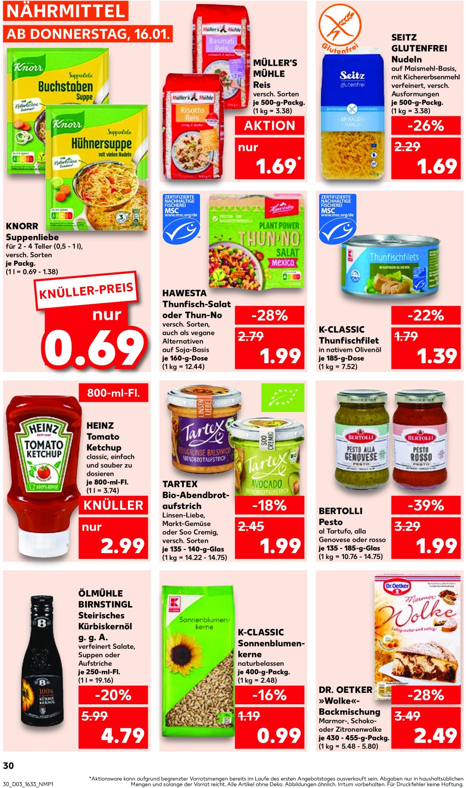 kaufland - Kaufland-Prospekt gültig von 16.01. bis 22.01. - page: 30