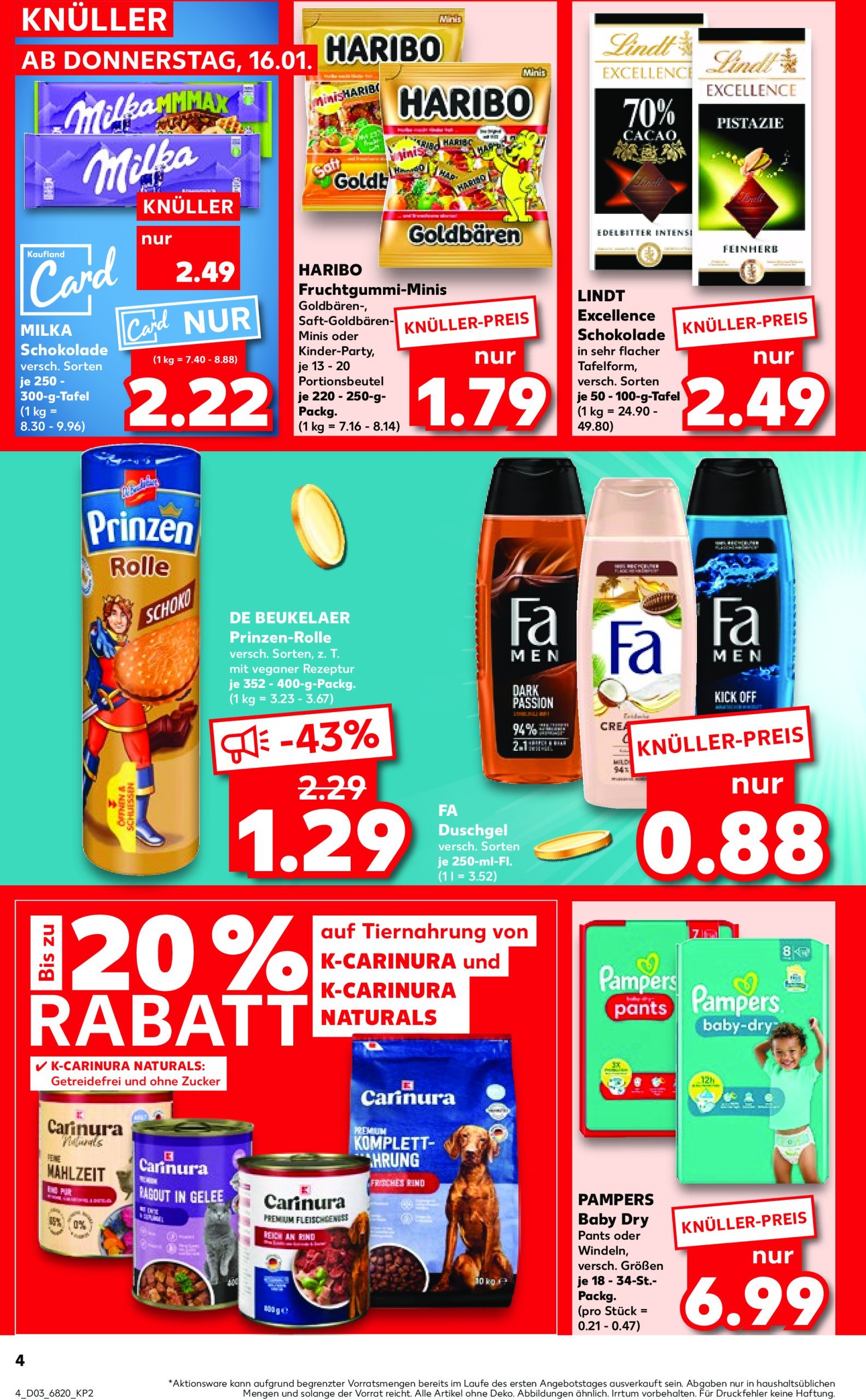 kaufland - Kaufland-Prospekt gültig von 16.01. bis 22.01. - page: 4