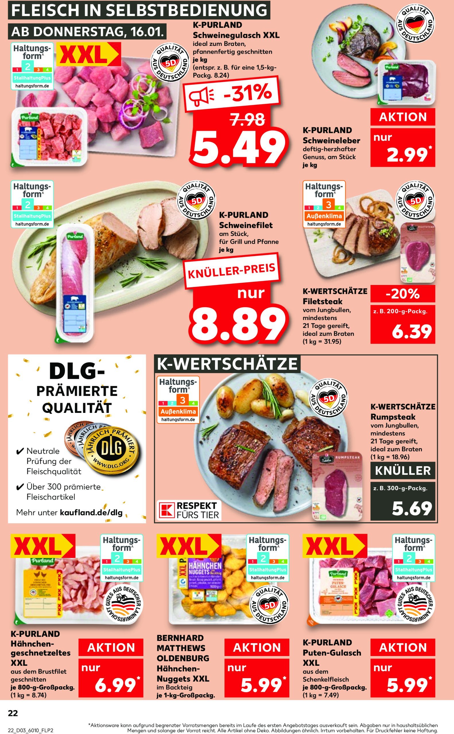 kaufland - Kaufland-Prospekt gültig von 16.01. bis 22.01. - page: 22