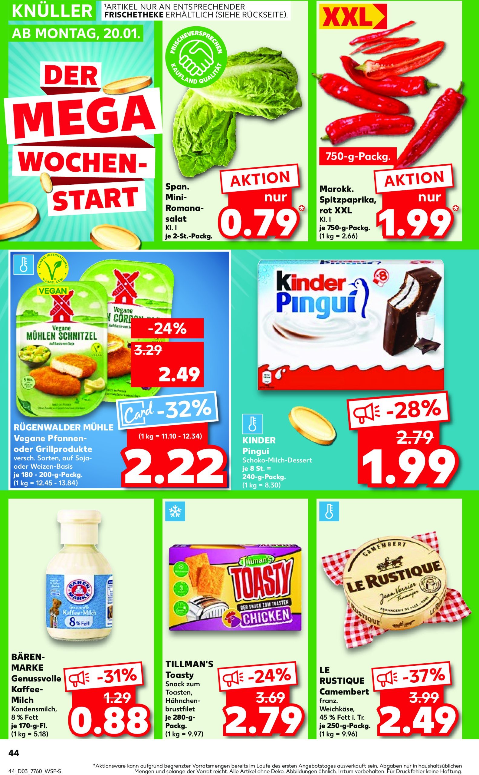 kaufland - Kaufland-Prospekt gültig von 16.01. bis 22.01. - page: 44